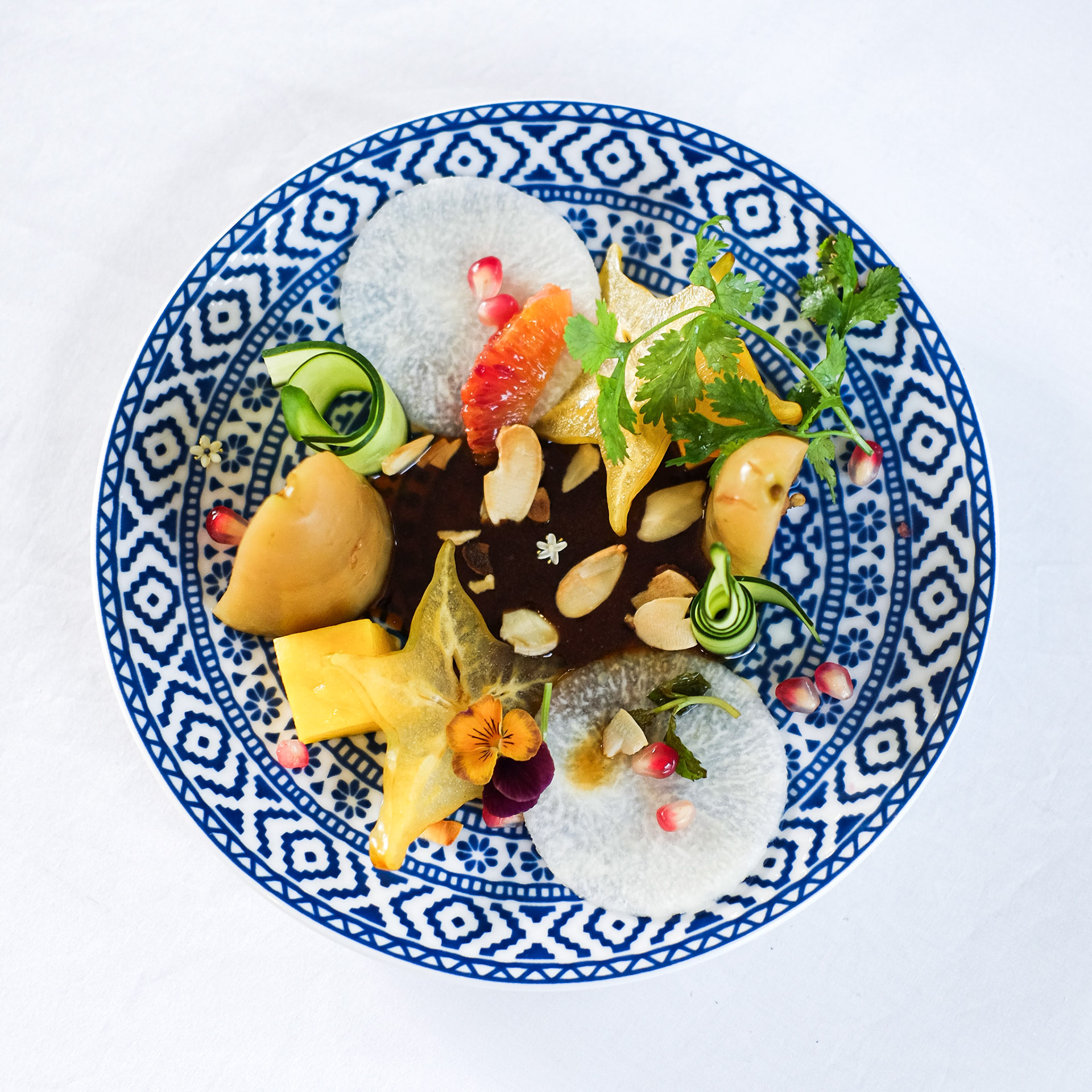 Tropical Rujak with Poached Fruit & Peanuts by Napak Rasa