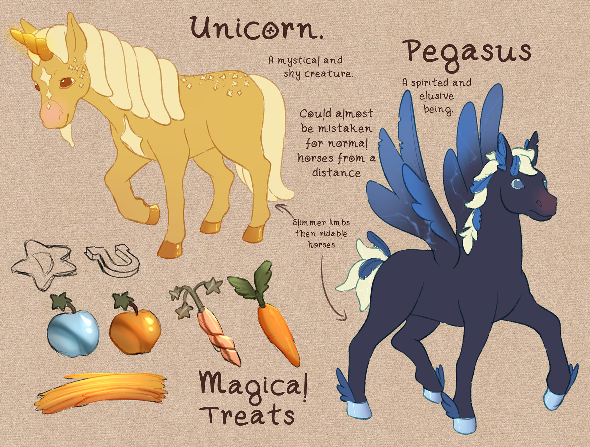 Magical Horses and Items  {Time: 1 hour }