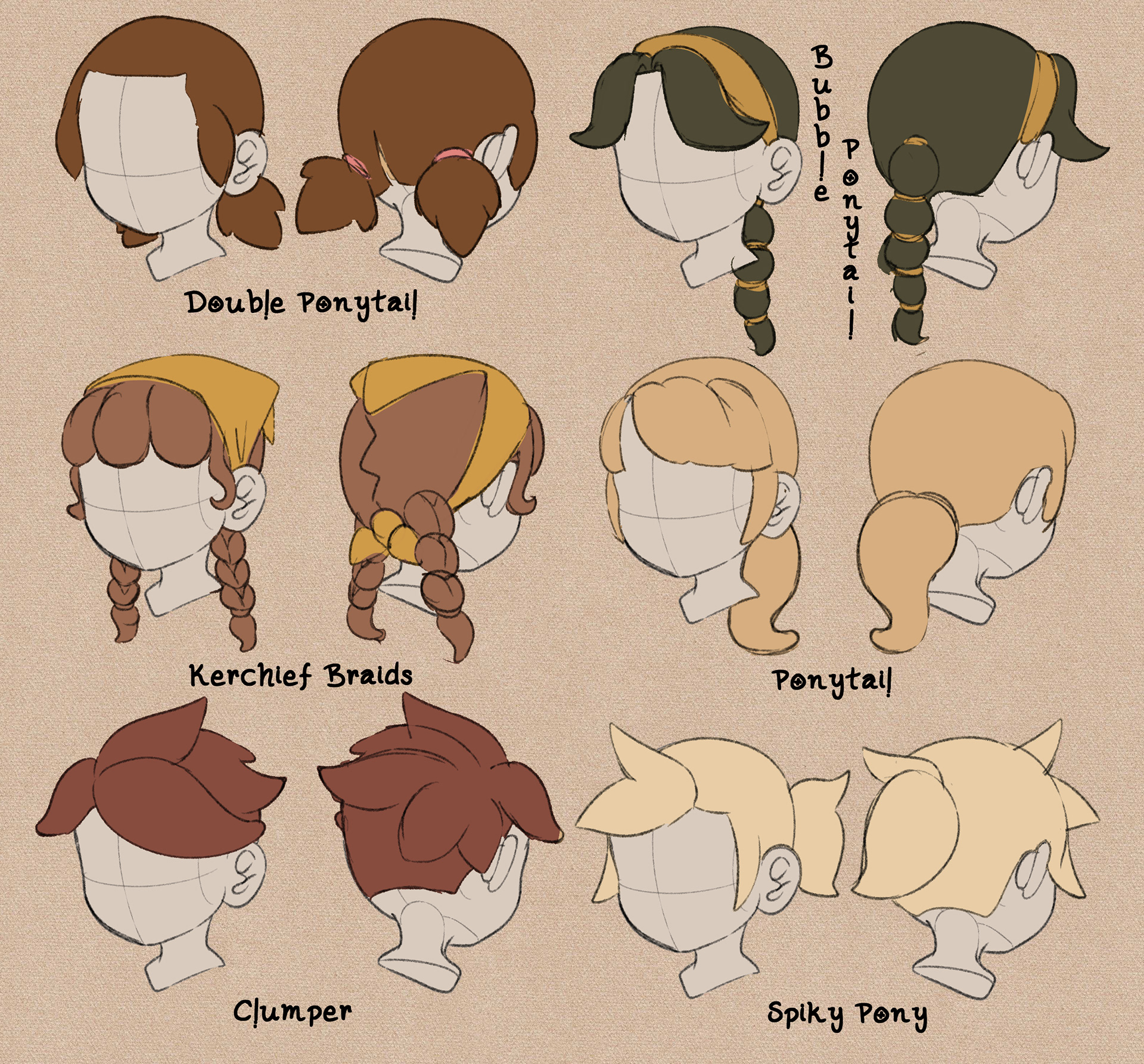 Hairstyles  {Time: 30mins}