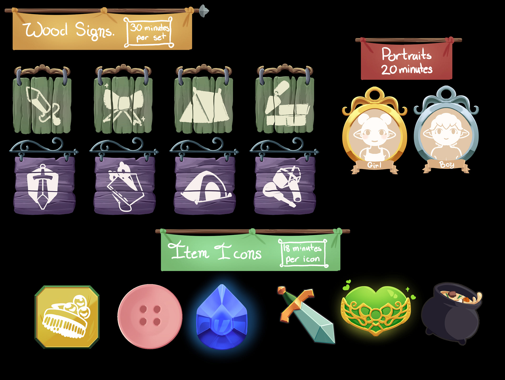 Icon UI  {Times stated}}