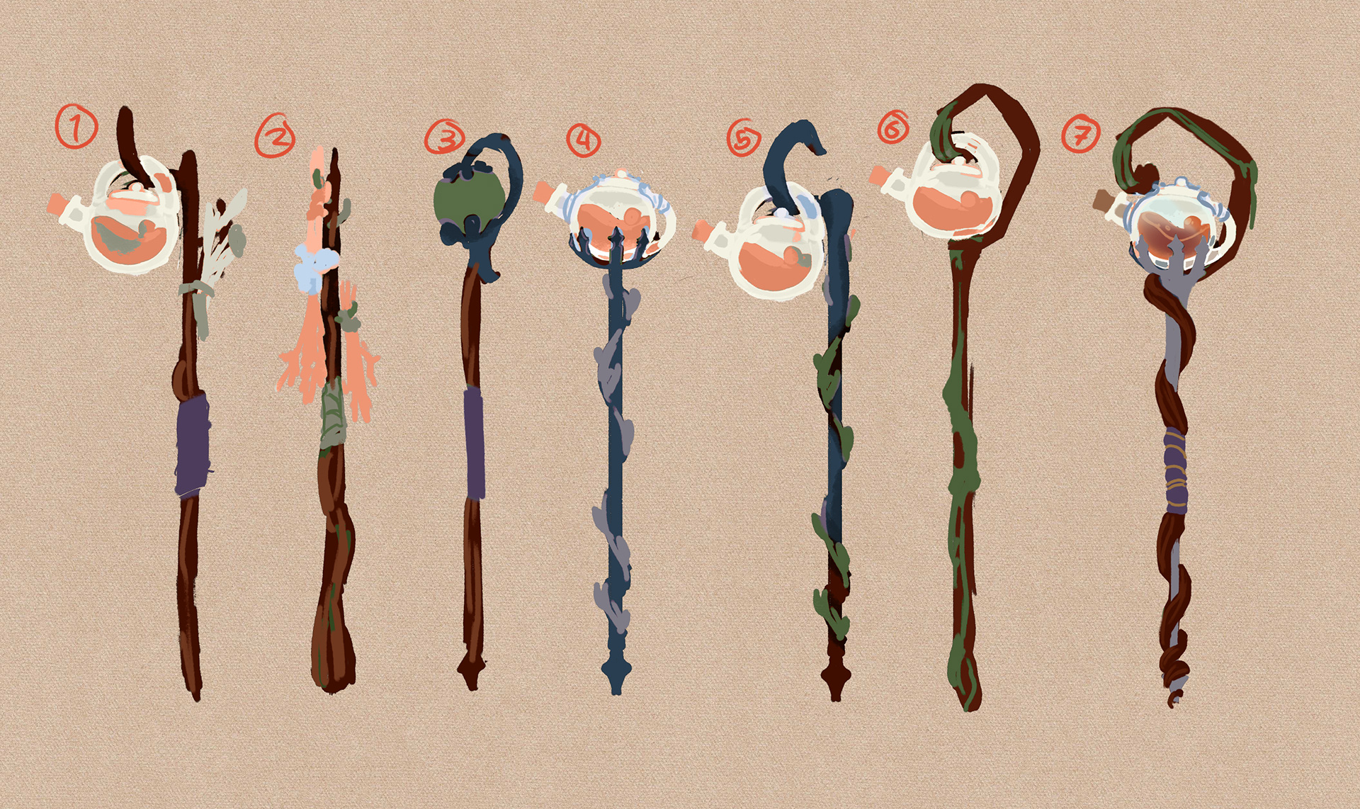 Staff Props  {Time: 40mins}