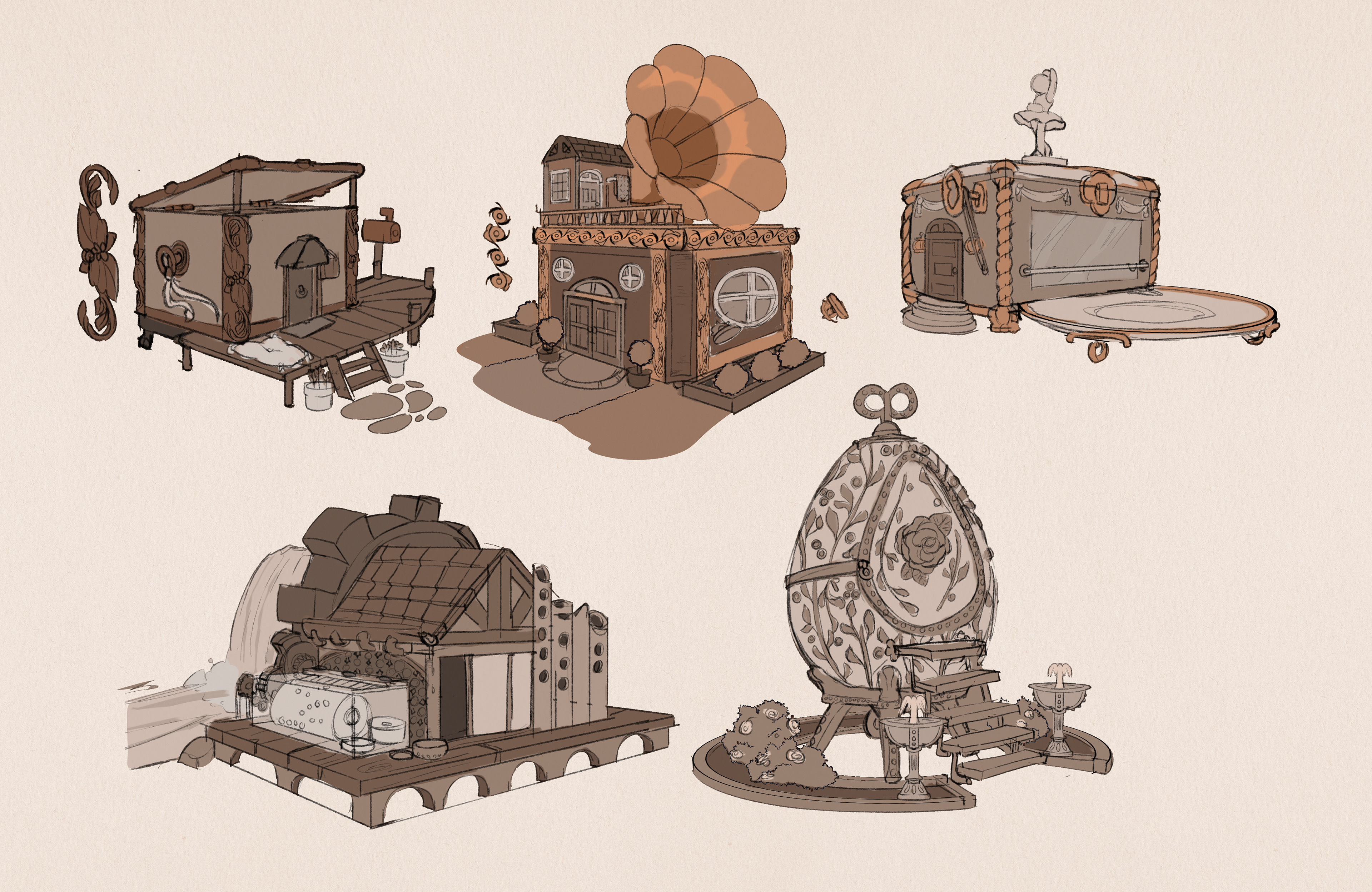 Music Box Buildings  {Time: 3h 40mins}
