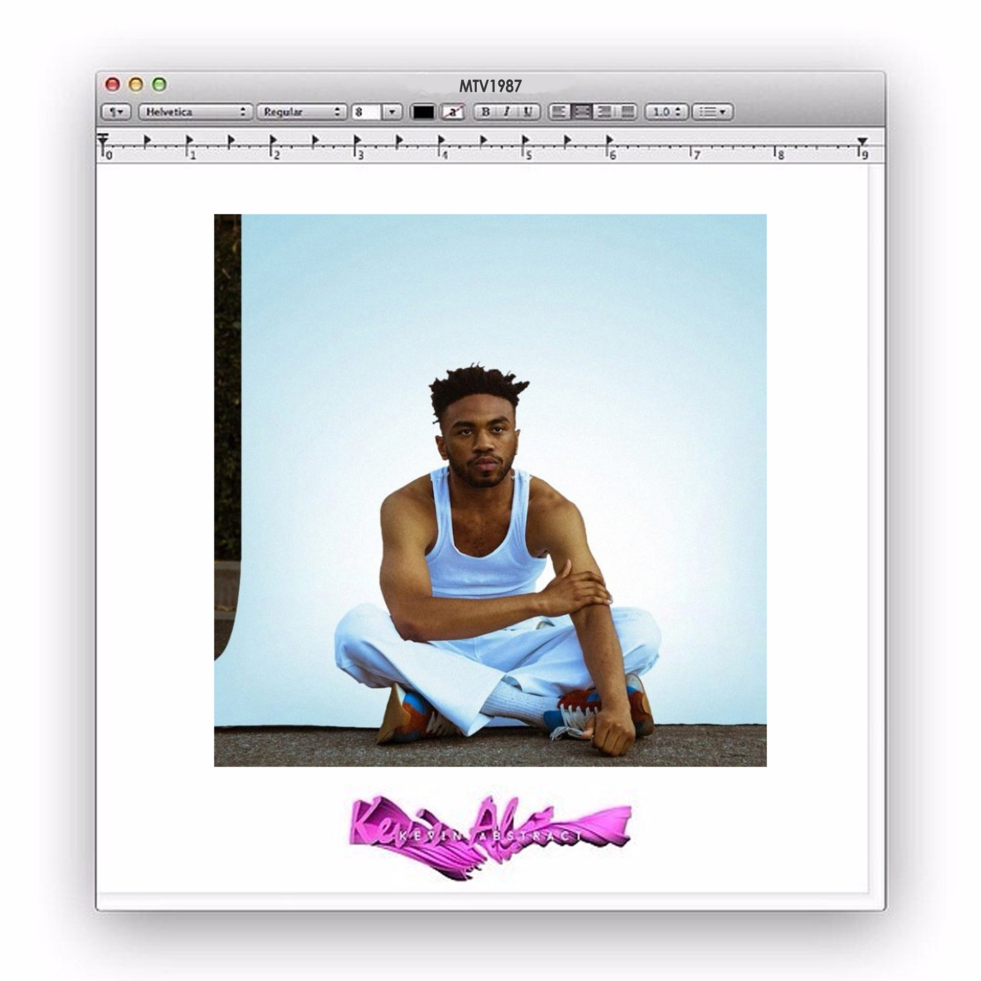 Kevin Abstract - MTV1987 | Concept Cover Artwork