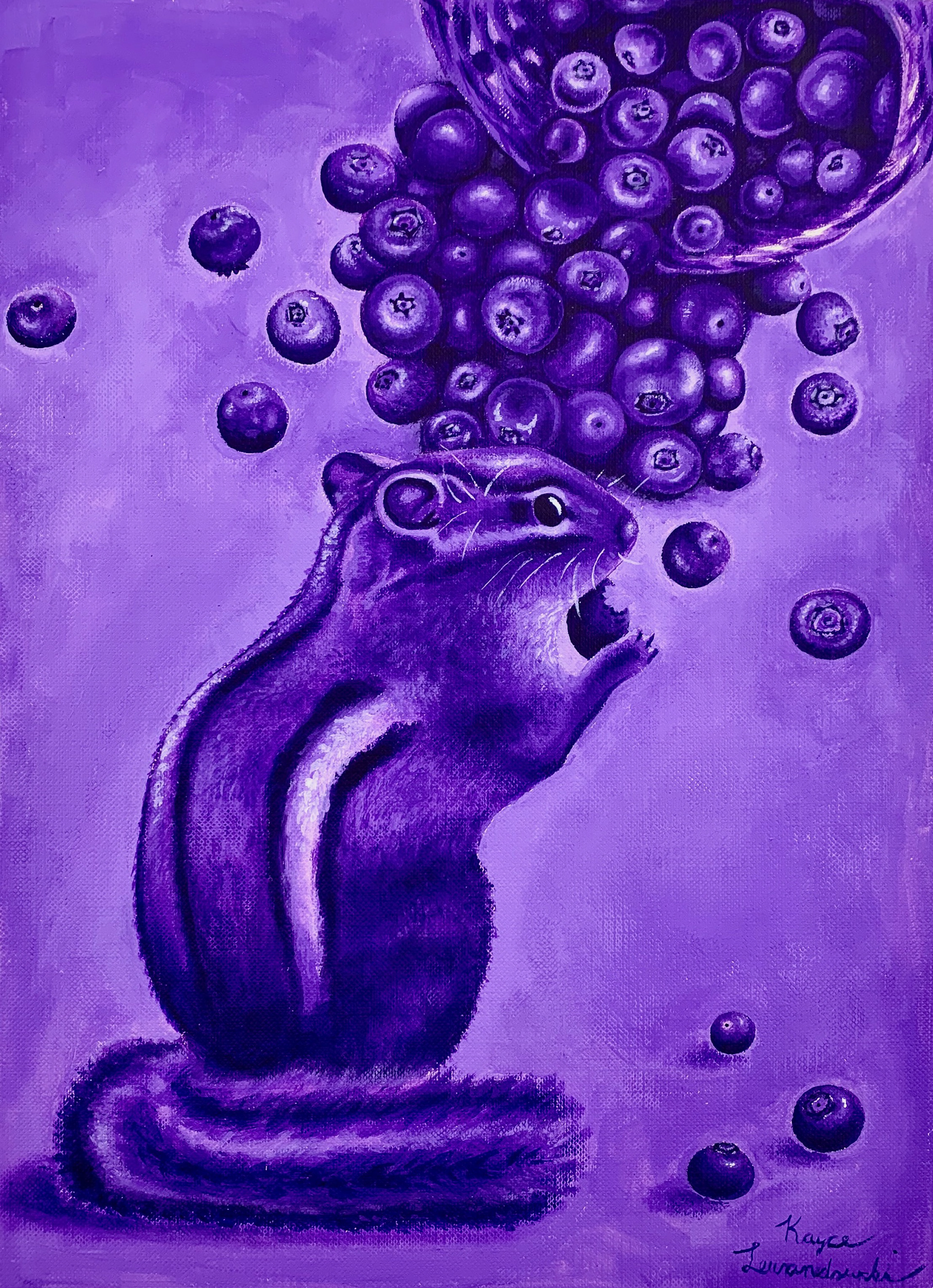 Fallen Fruit / 2022 / 12x16"