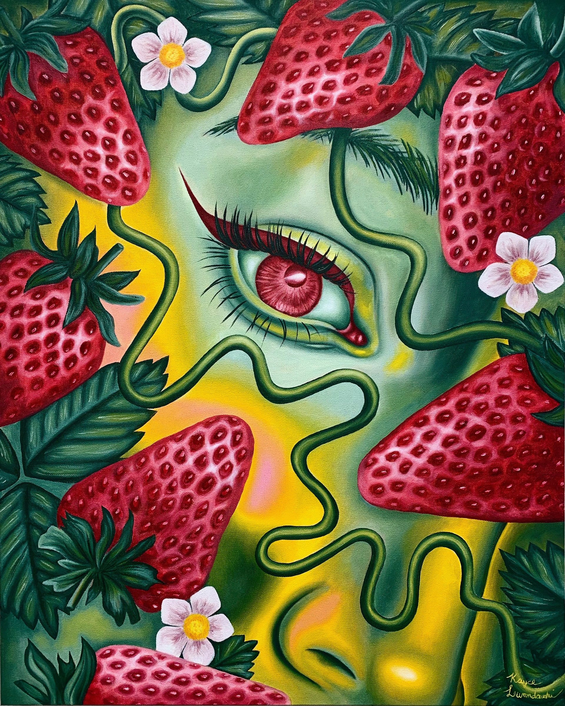 Forbidden Fruit / 2023 / 24x30"