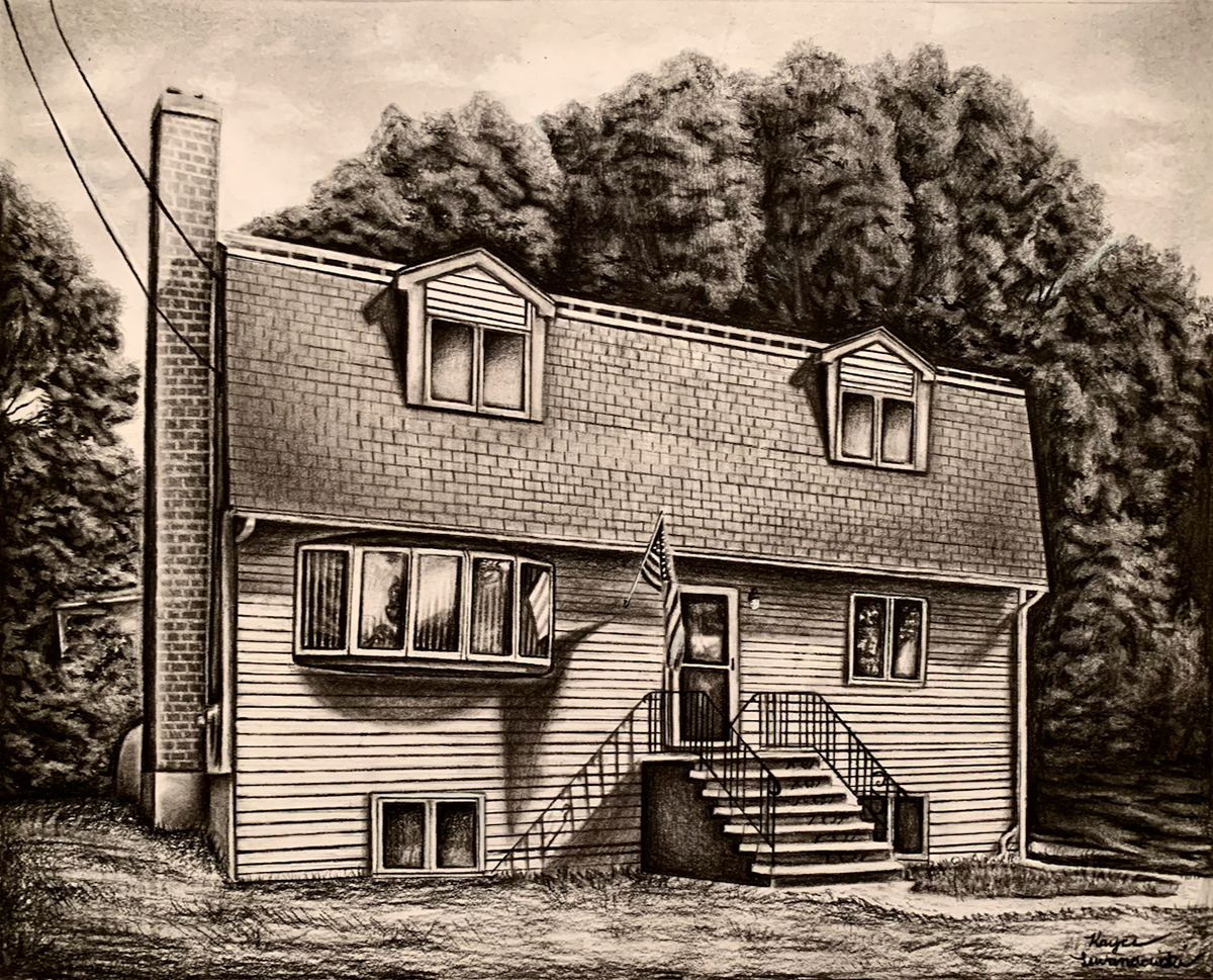 A Memorable Home (Commission) / 2023 / 8x10"