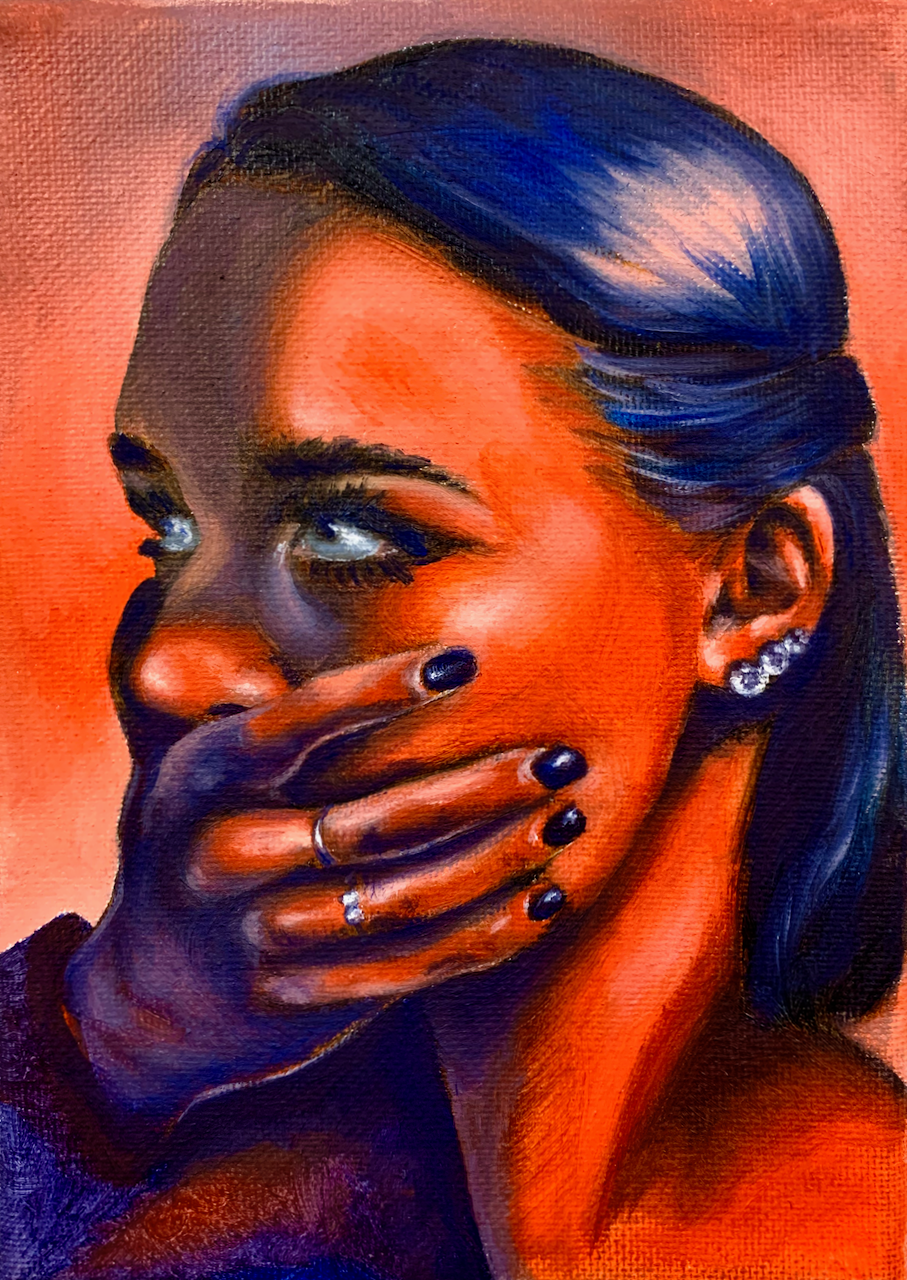 The Silence / 2023 / 8x10"