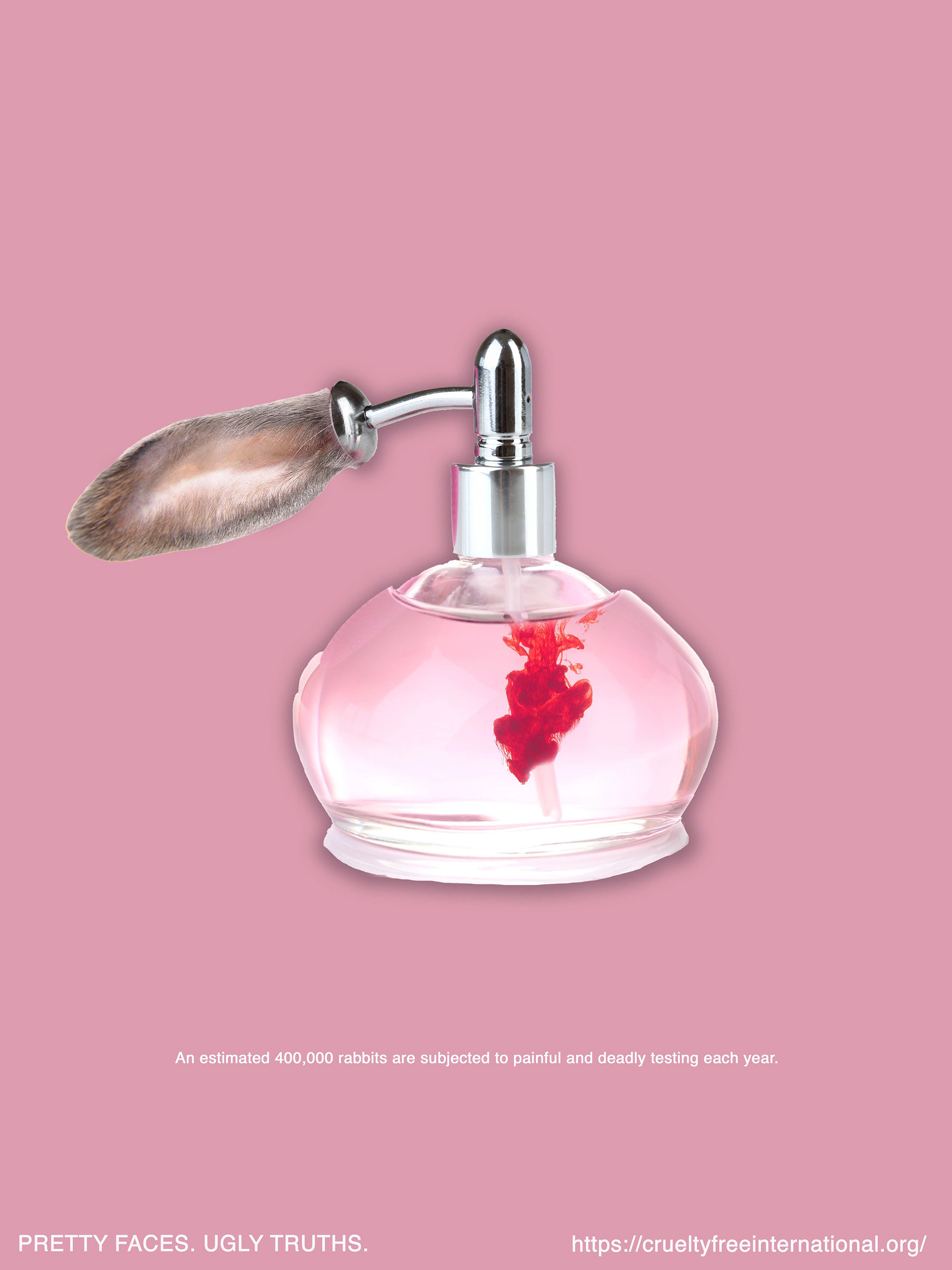 Rabbit testing with perfume