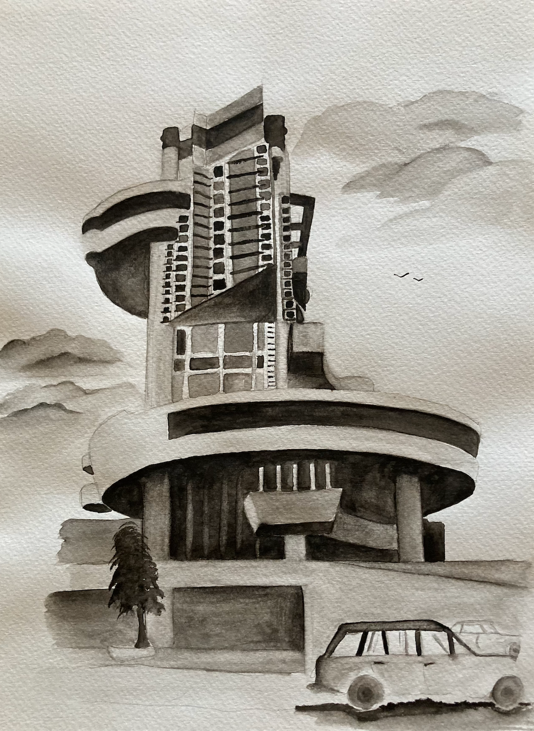 Black Watercolor