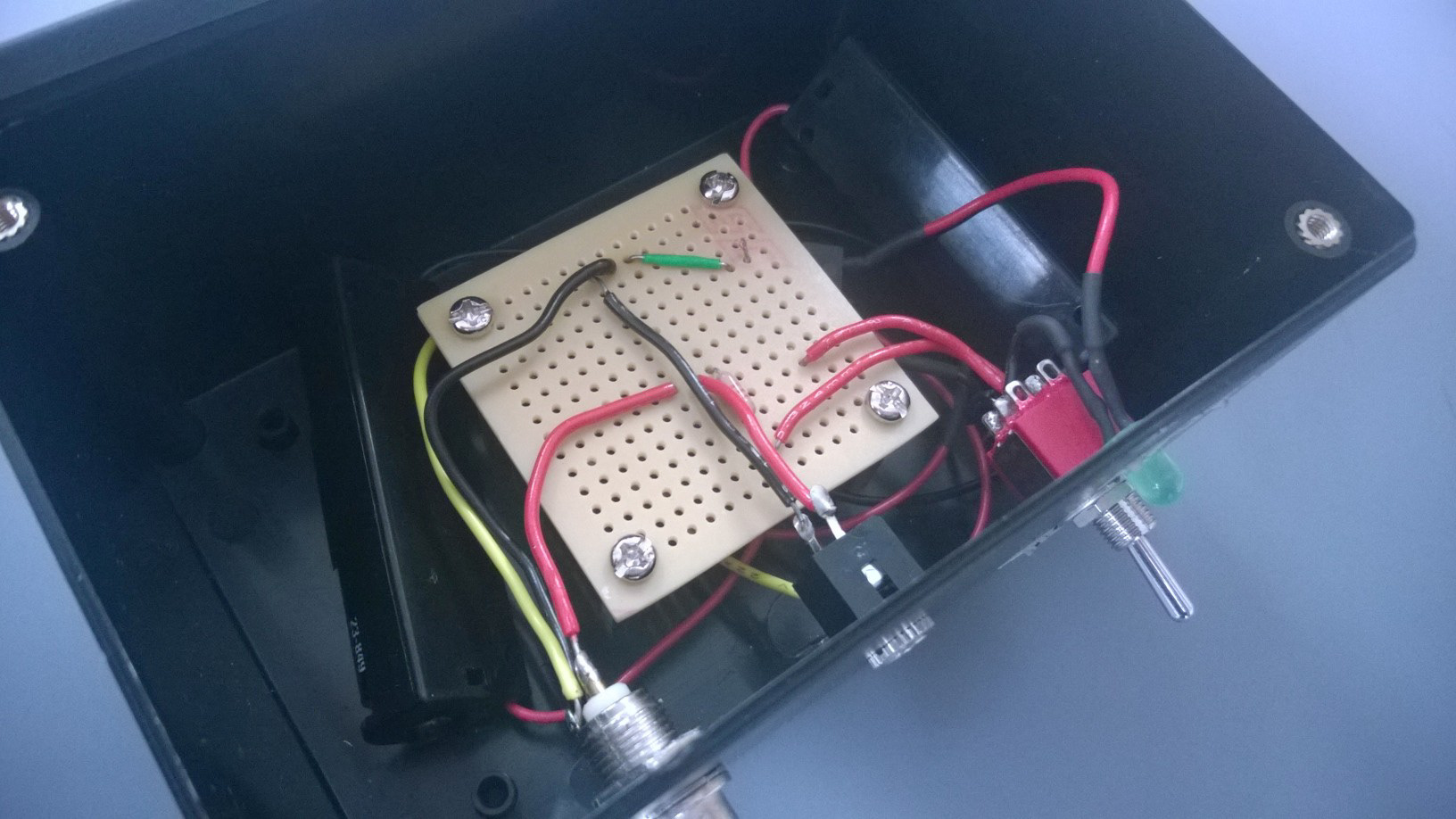 Final wiring for the split box