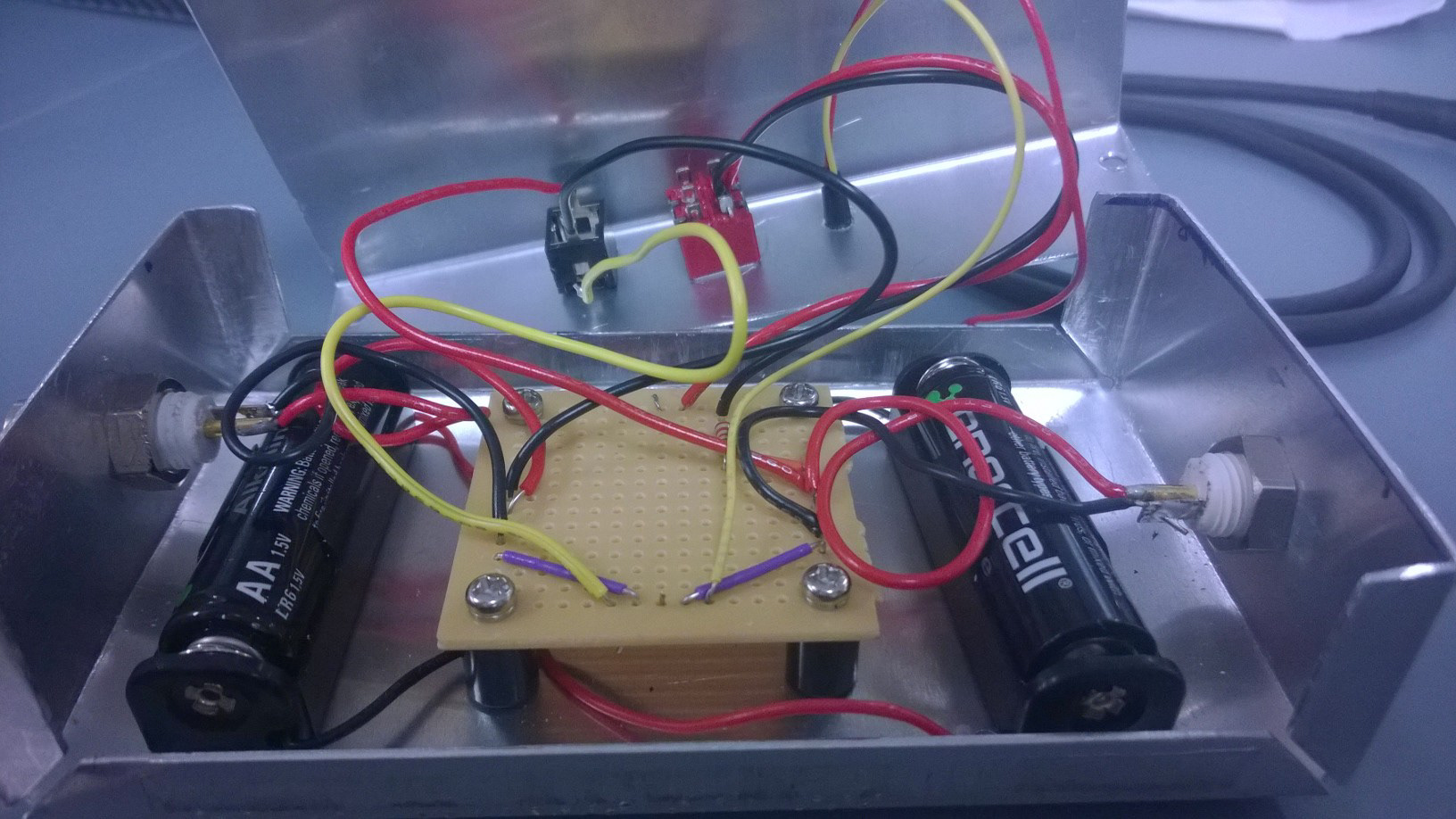 Final wiring for combined cable bias box
