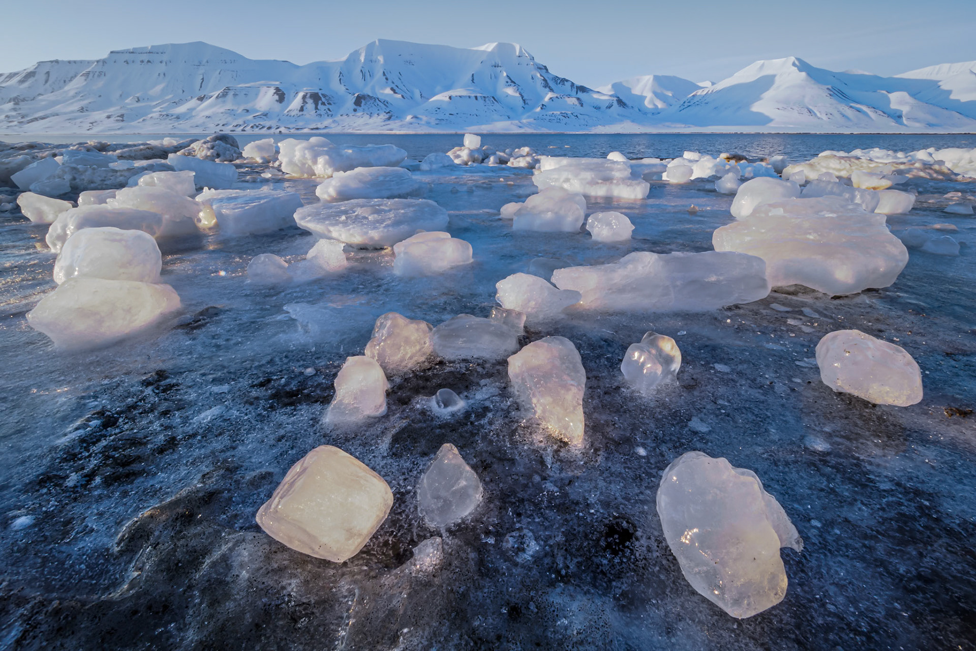 Arctic Marbles.  - Svalbard, Norway. April 2023