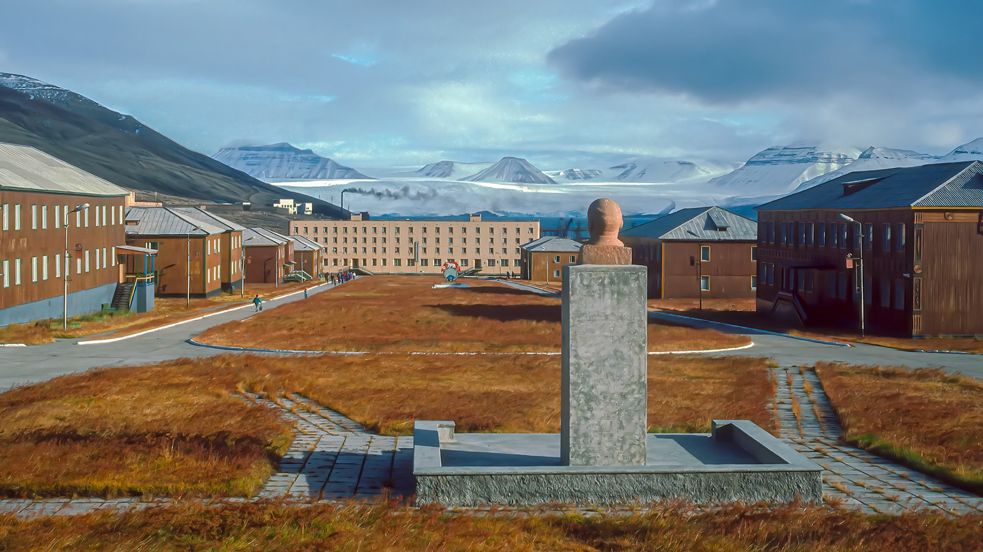 Lenin's View I  - Pyramiden, Svalbard, Norway. September 1993