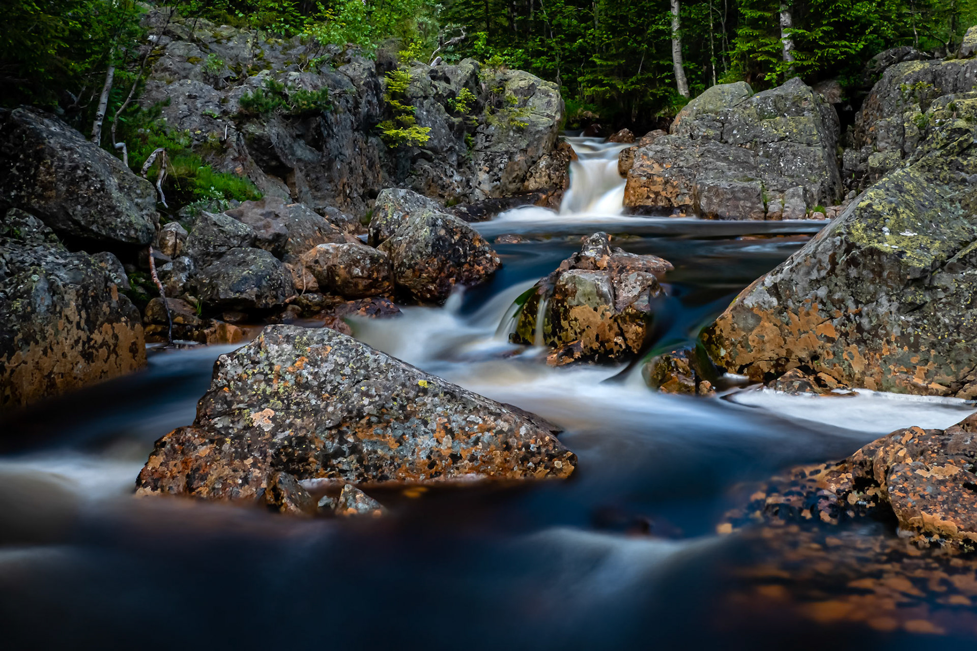 The secret Pool.  - Telemark, Norway. August 2019