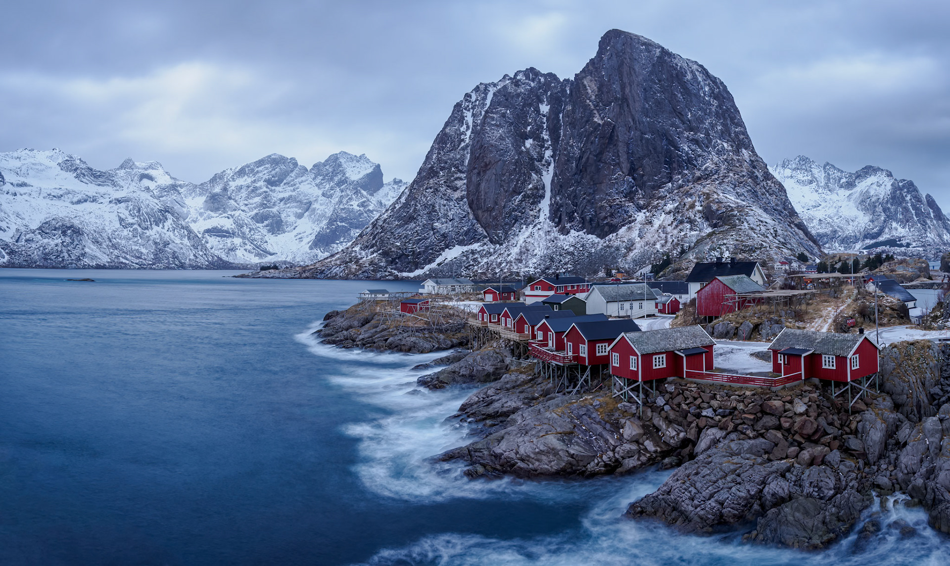 Hamnøy, Lofoten, Norway. January 2023