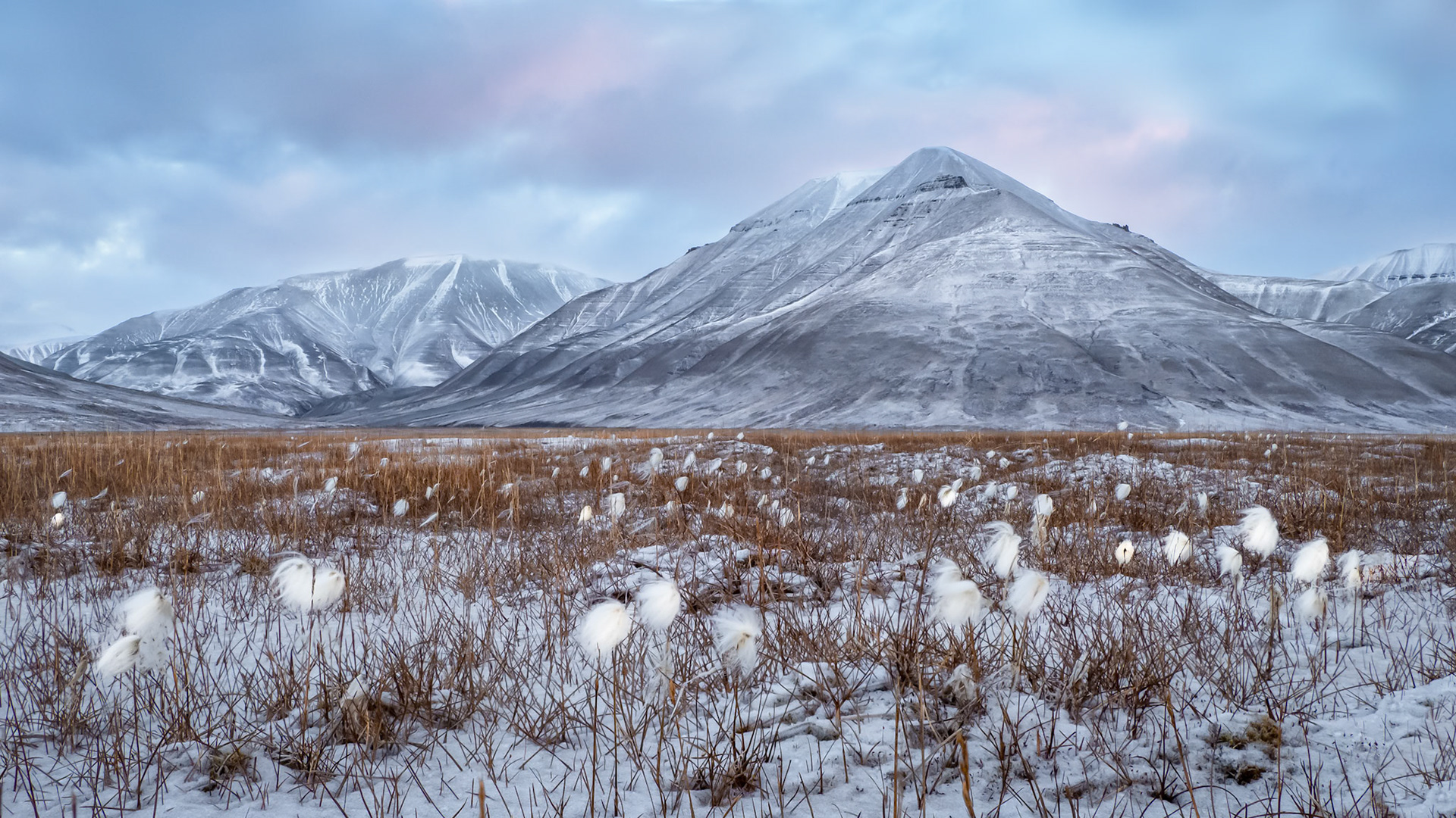 October in the Arctic.  - Svalbard, Norway. October 2020