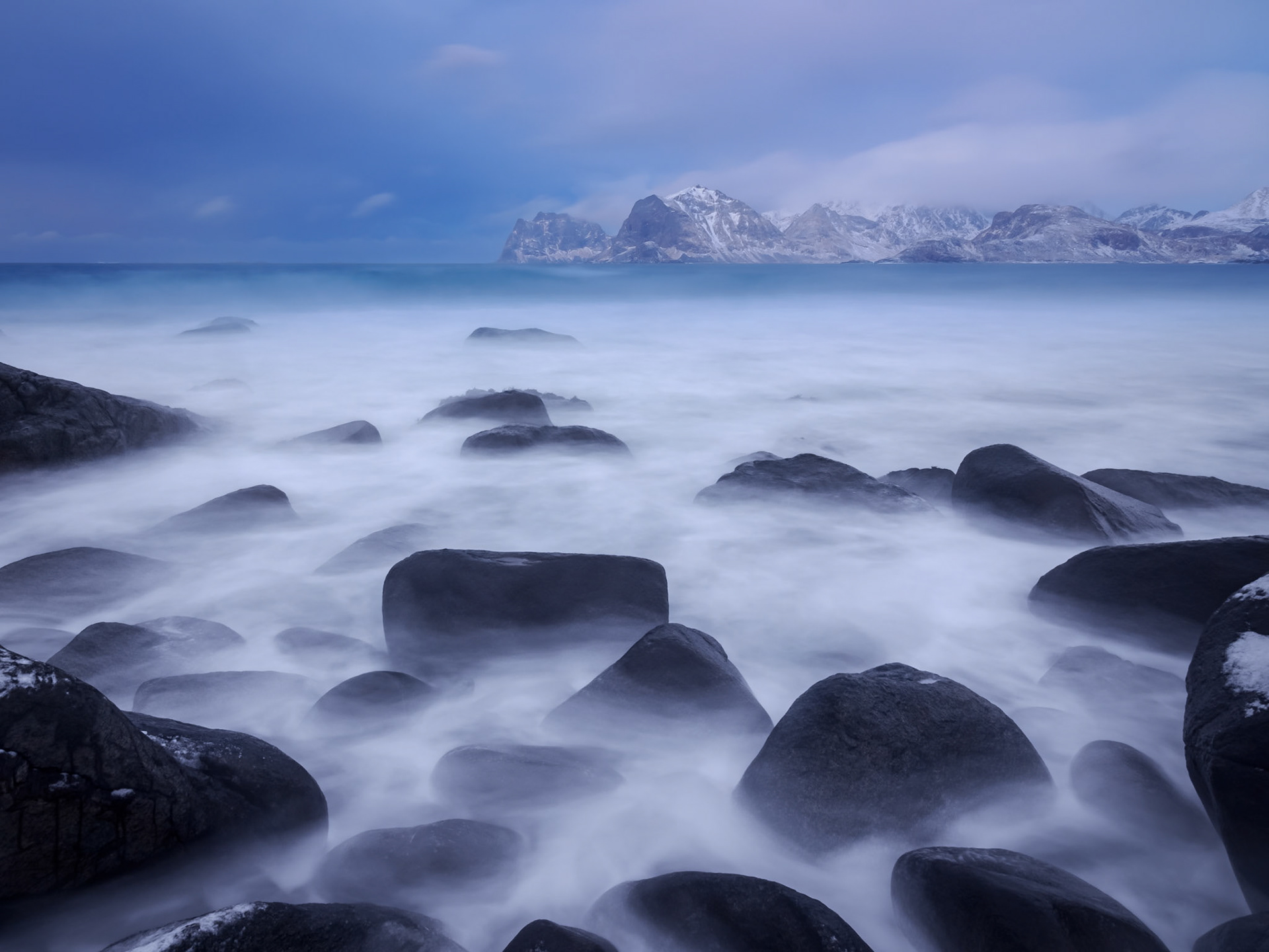 Winter Coast.  - Lofoten, Norway. January 2023