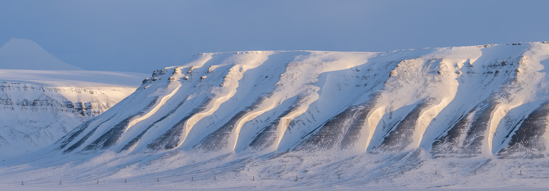 Rhytm of the Mountain.  - Svalbard, Norway. April 2022