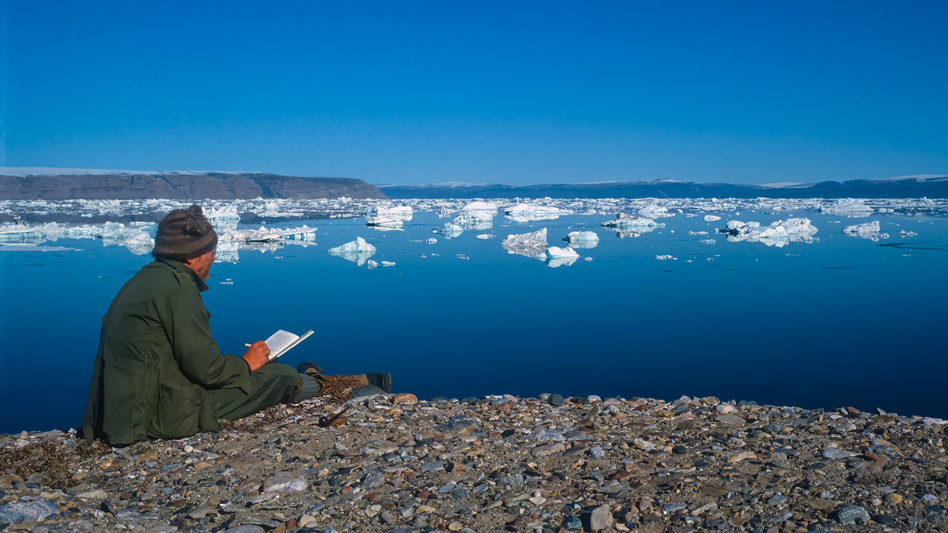 Arctic Diary.  - Wolstenholme Fjord, Northwest Greenland. August 1986