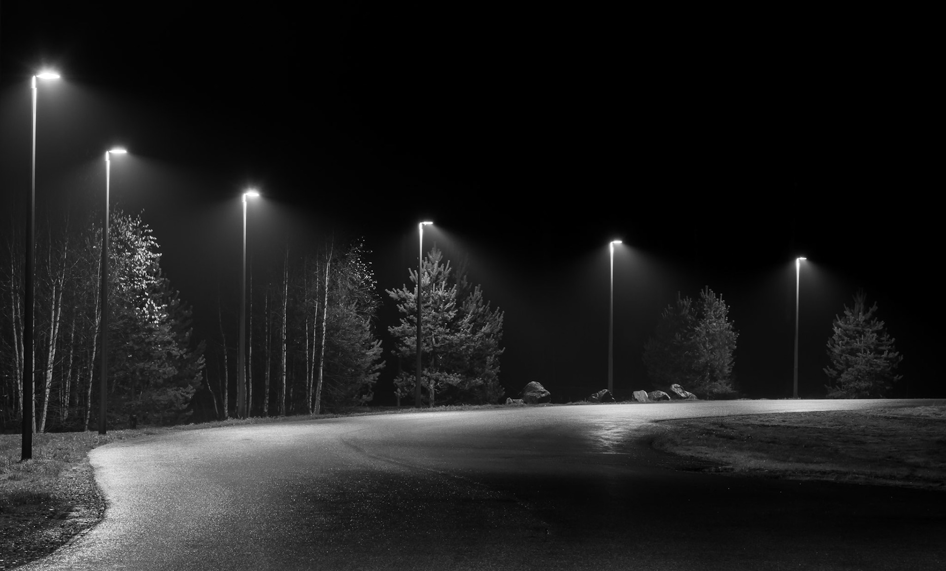 The six Guardsmen. - E6, Norway. November 2020