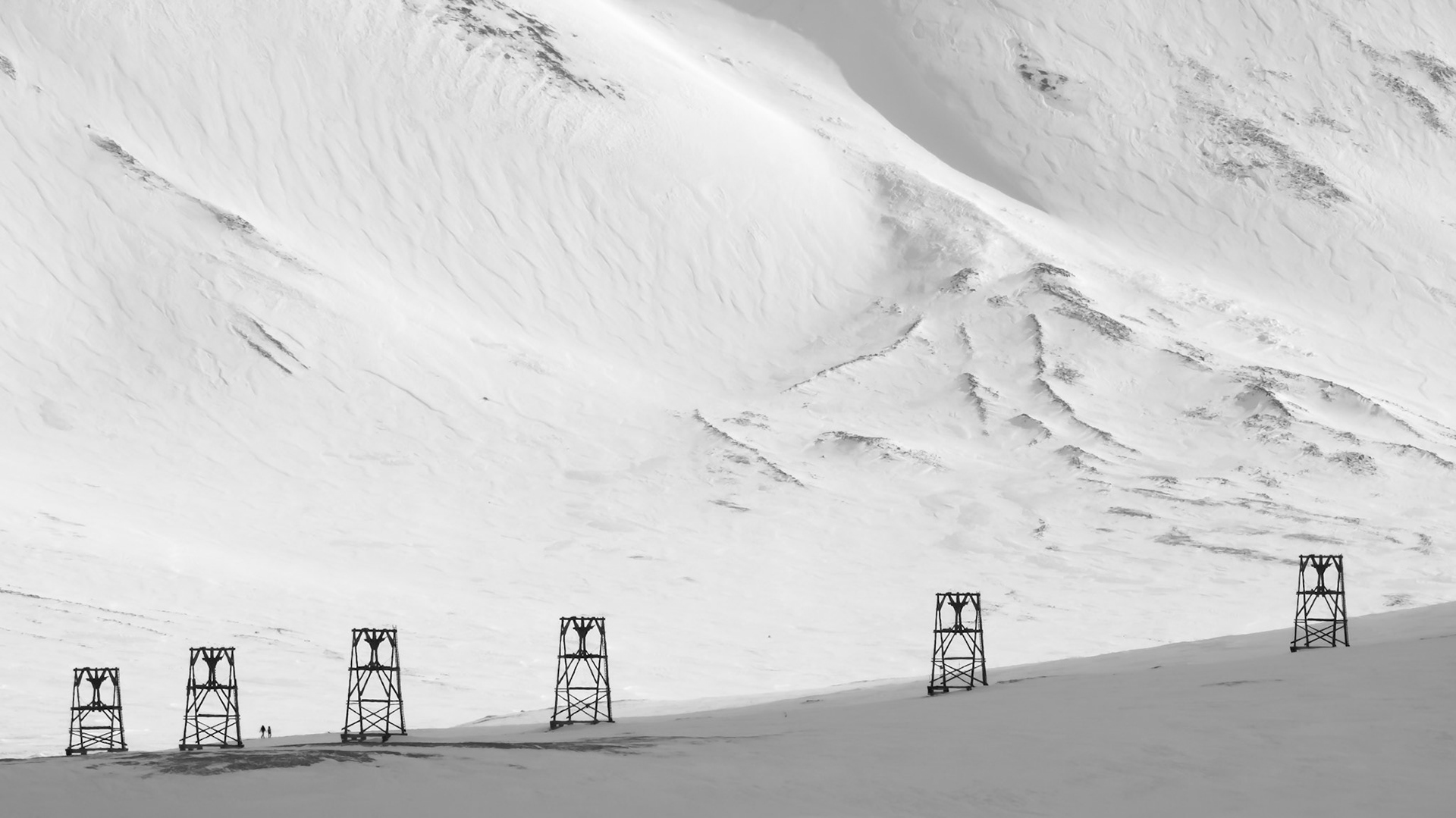 Walk the Line.  - Svalbard, Norway. April 2025