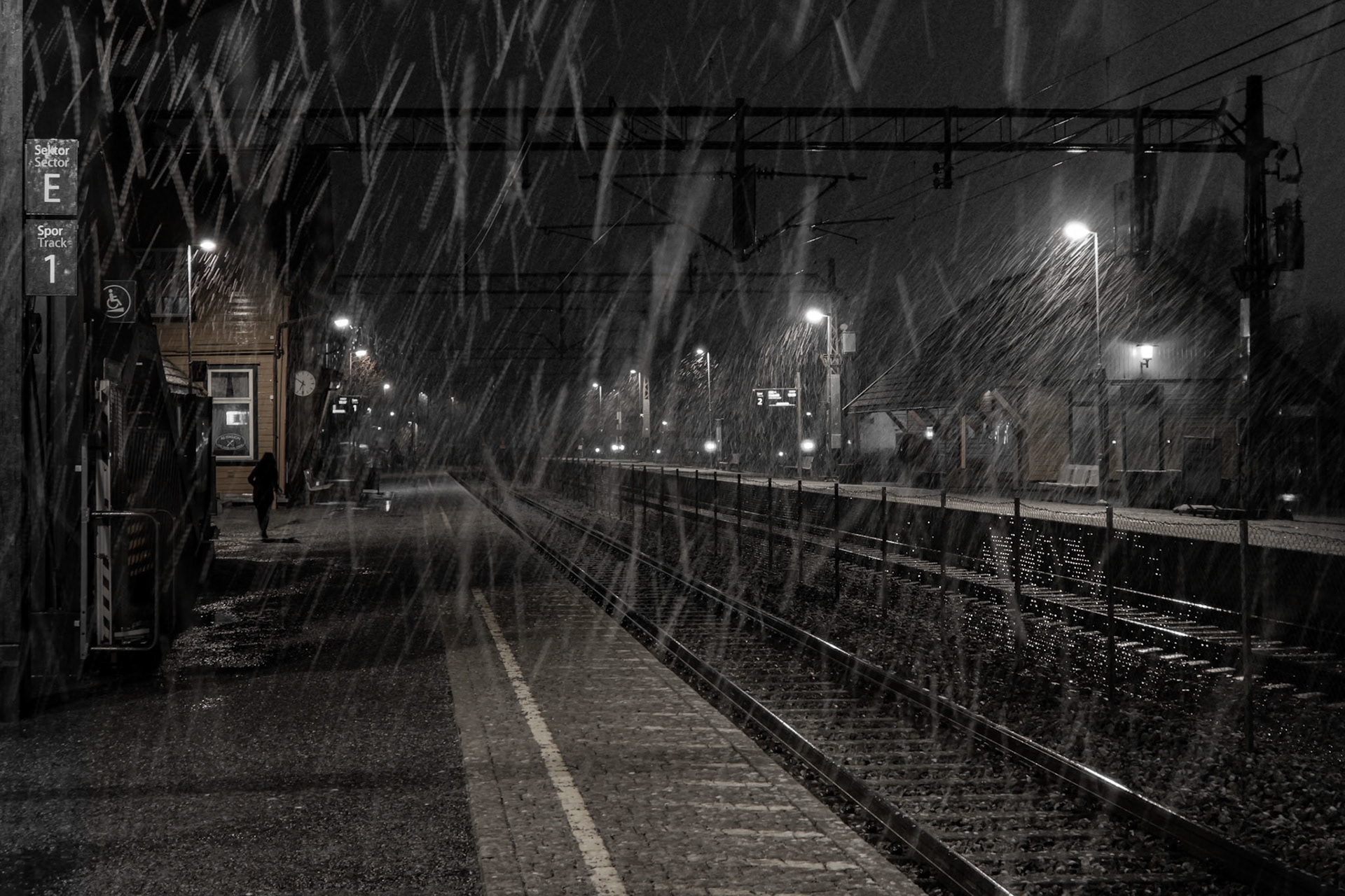 Last Train.  - Ås, Norway. December 2020