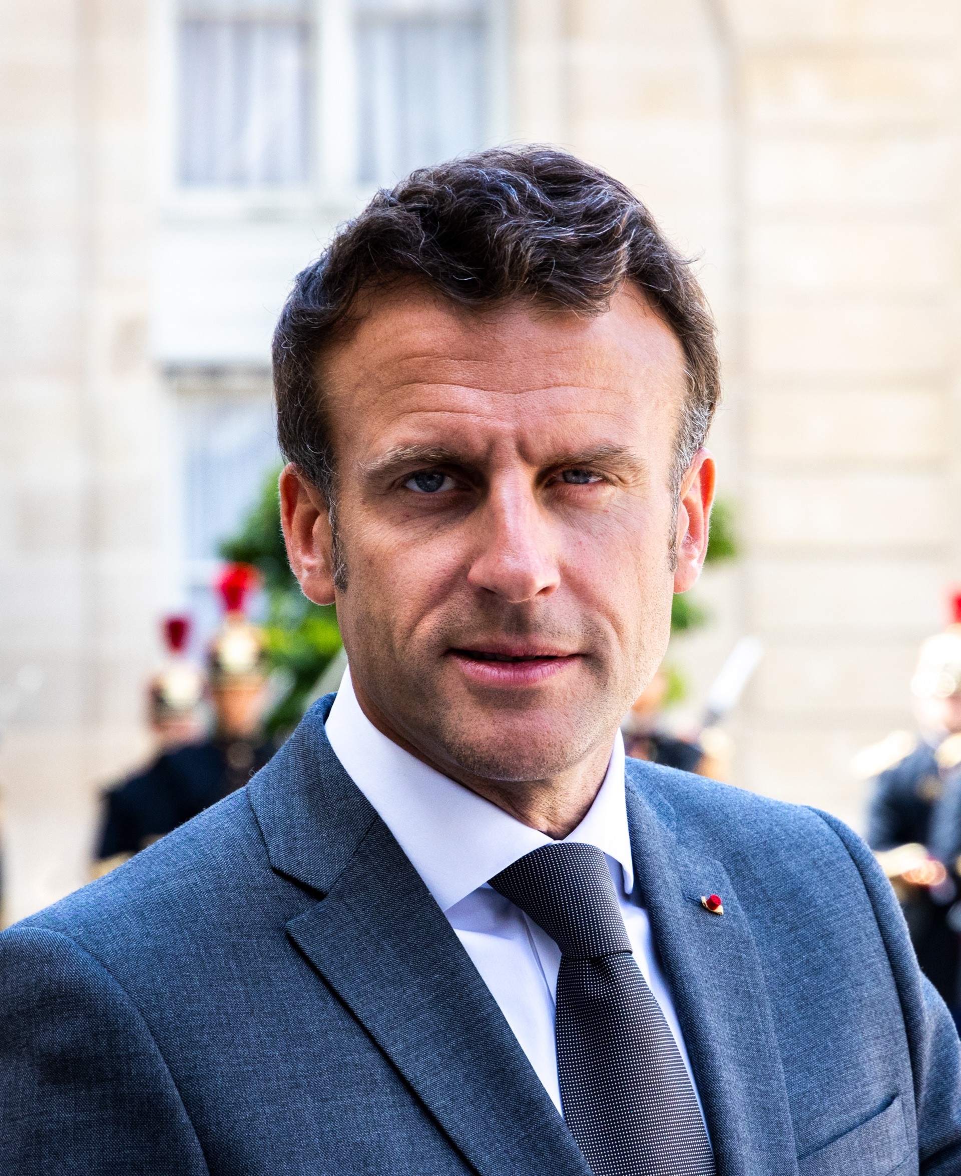 Portrait d'Emmanuel Macron, Palais de l'Elysée
