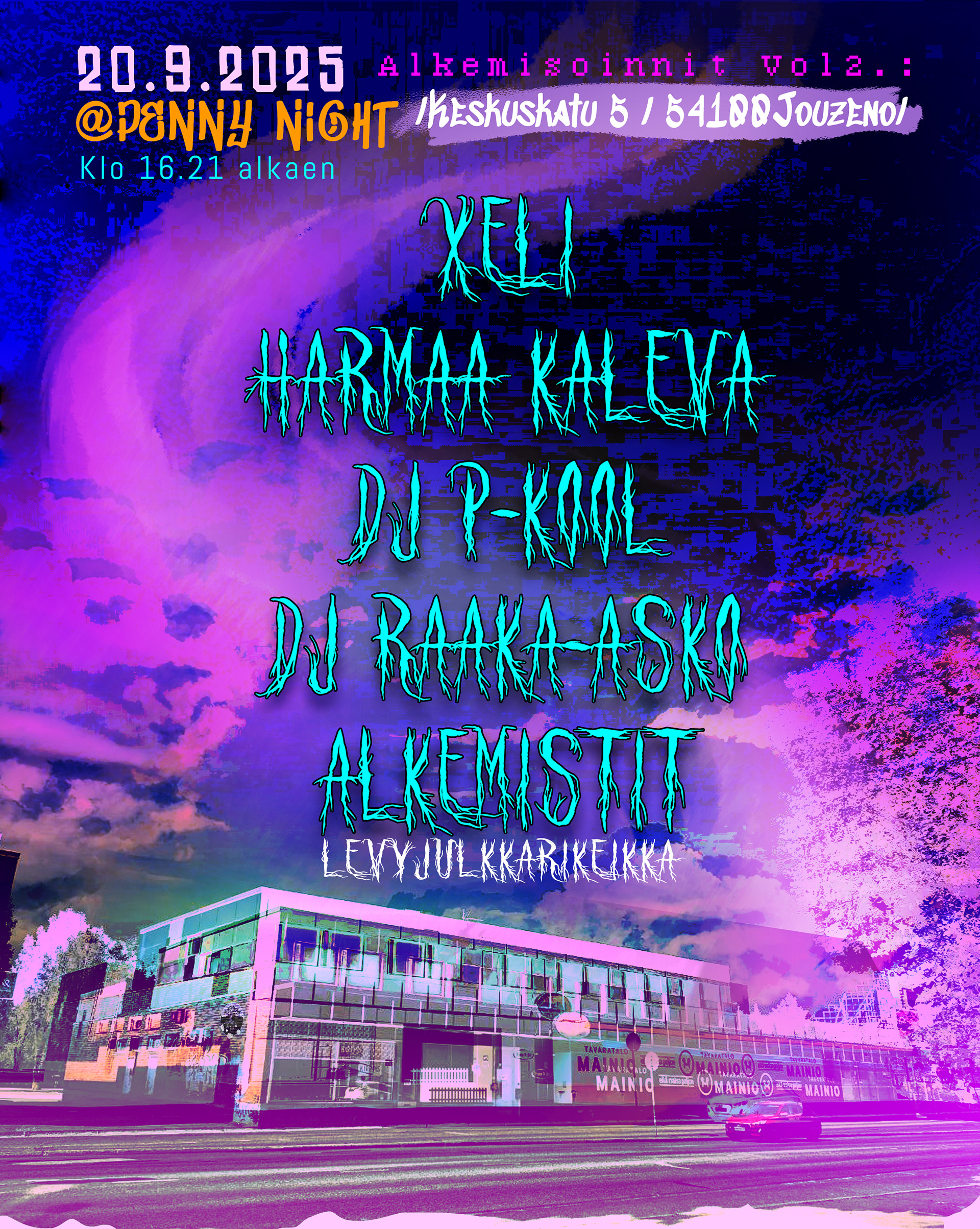 Keikkajuliste / Tilaustyö 2025