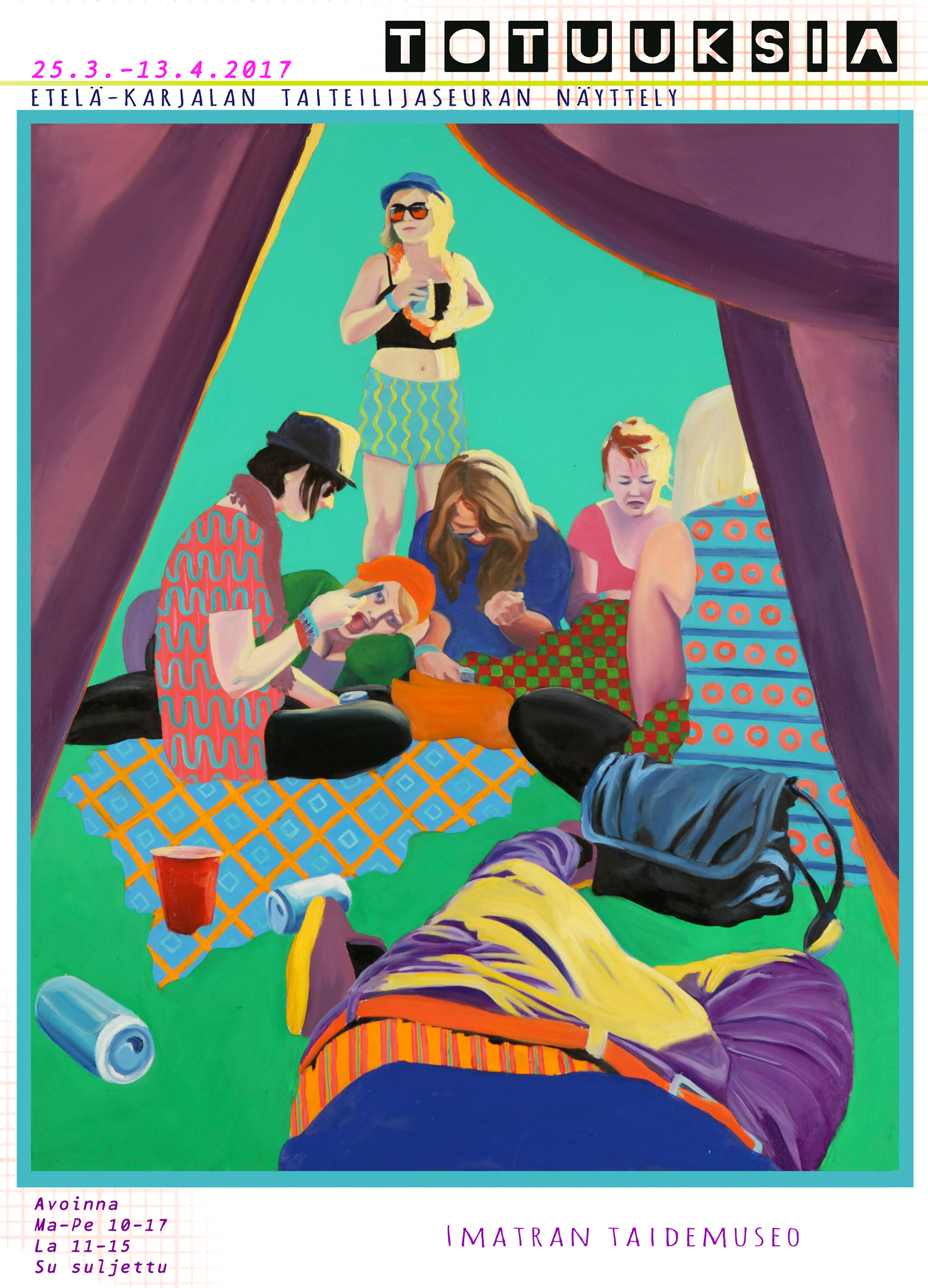 Näyttelyjuliste 2017 Julisteen kuva Maaria Jokimies