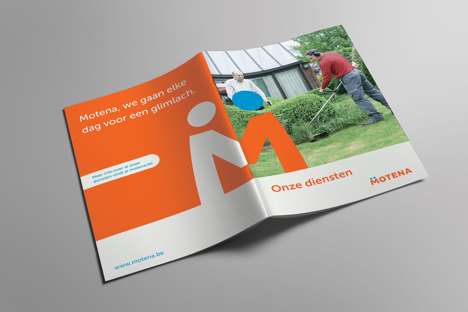 Branding voor Motena in Roeselare.