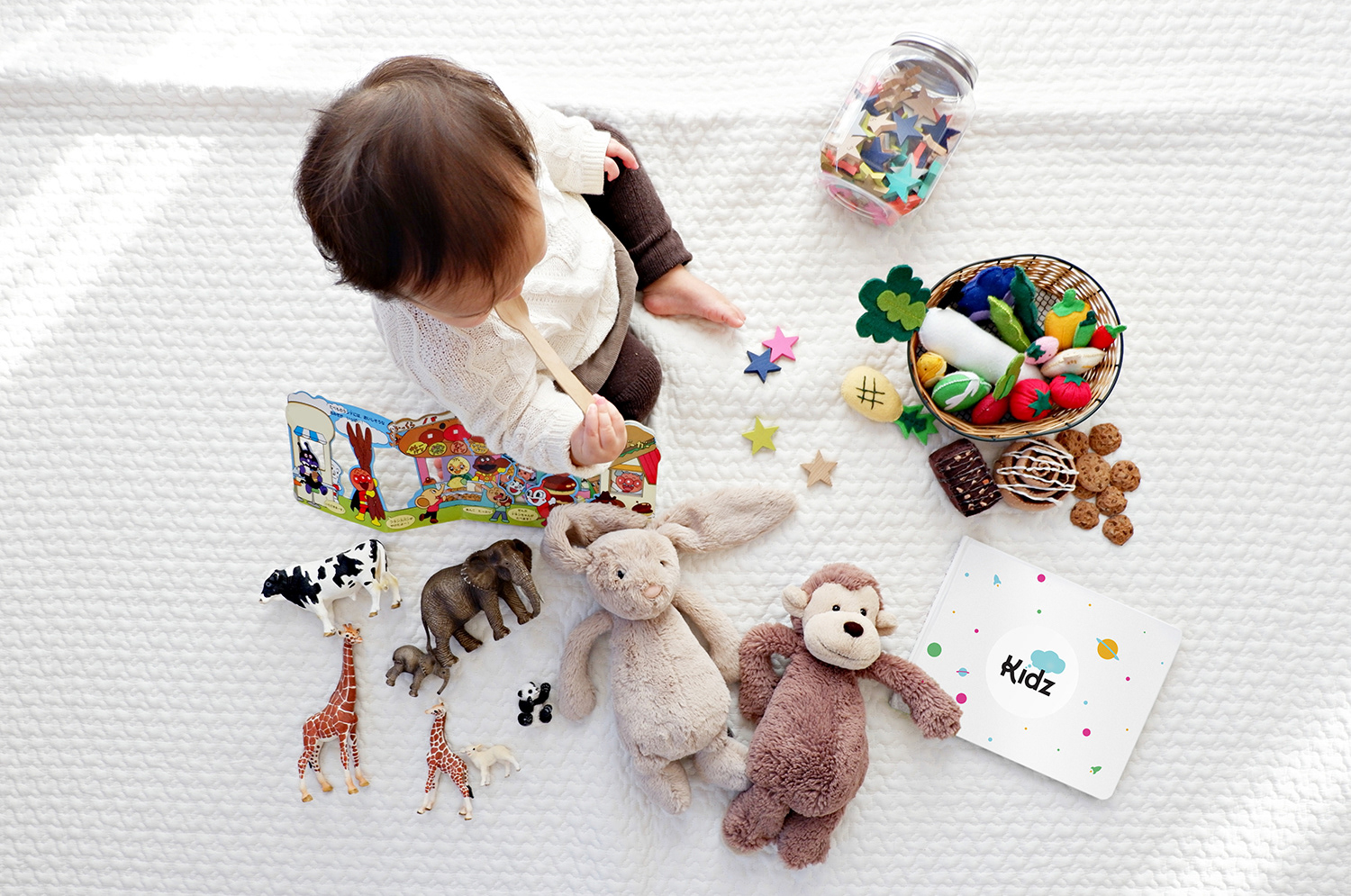 Branding voor kinderopvanggroep Kidz te Roeselare.