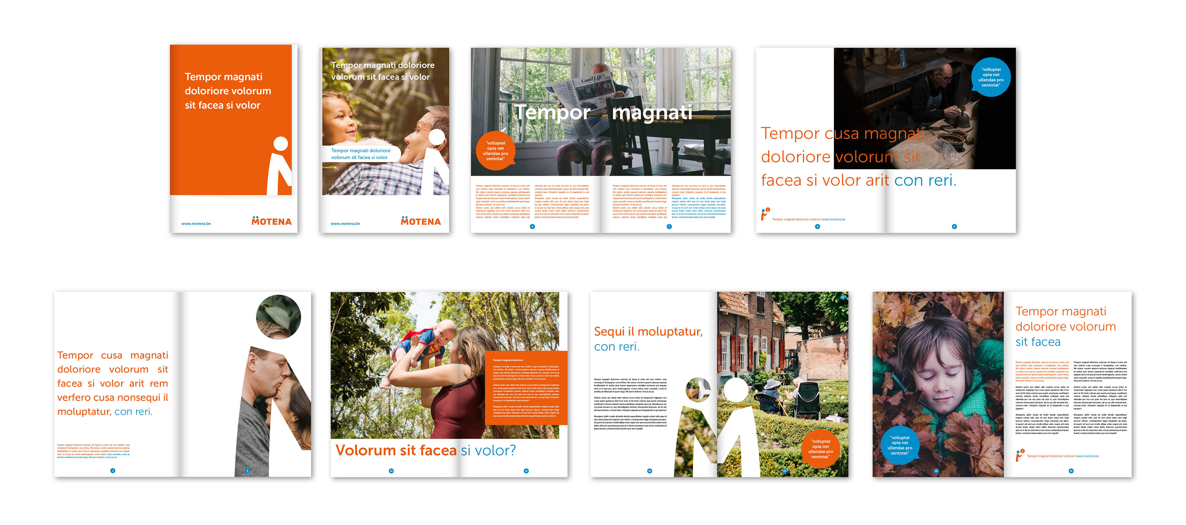 Branding voor Motena in Roeselare.