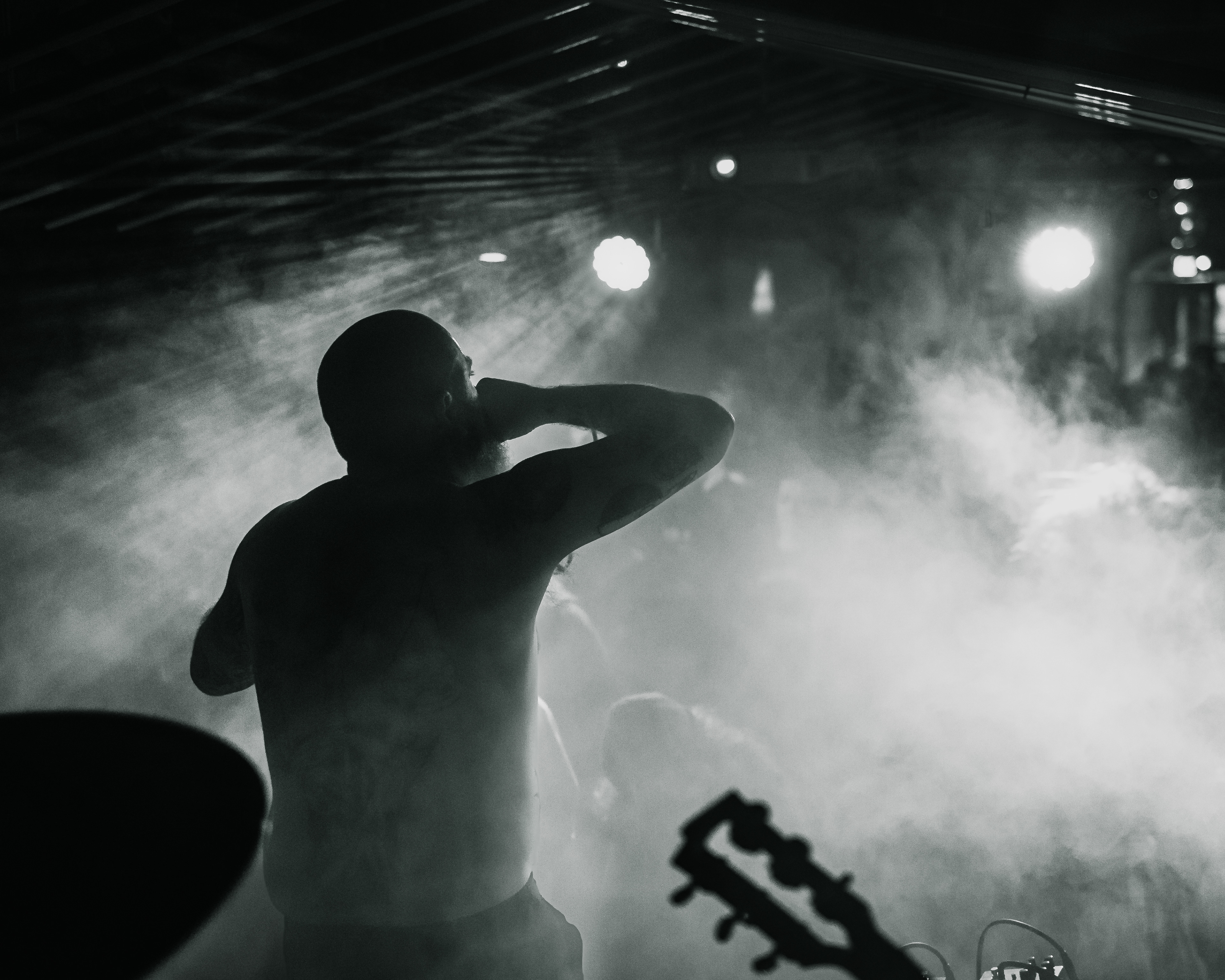 Balkan - Astoria - Vancouver -The vocalist sings to a smoke filled room 