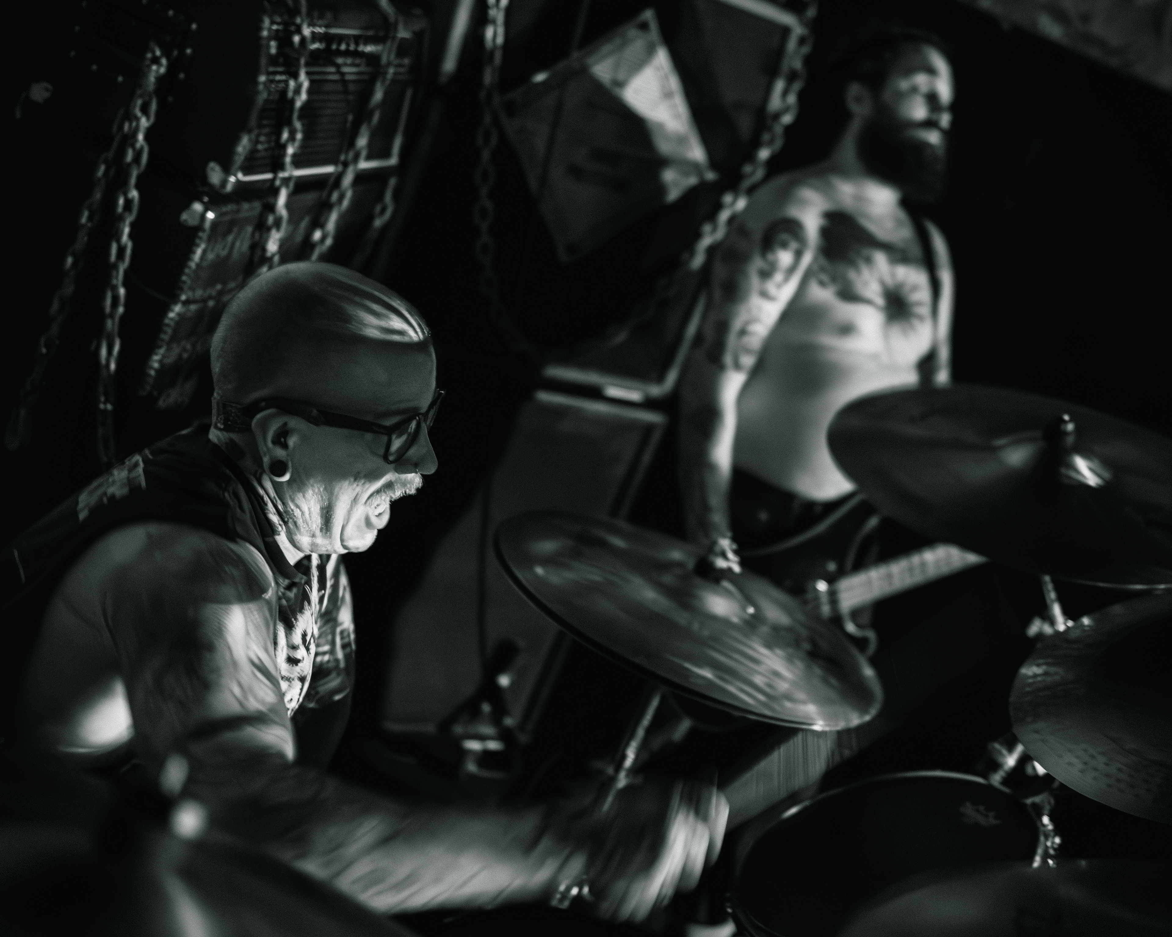 Balkan - Astoria - Vancouver -The drummer and bassist shredding 