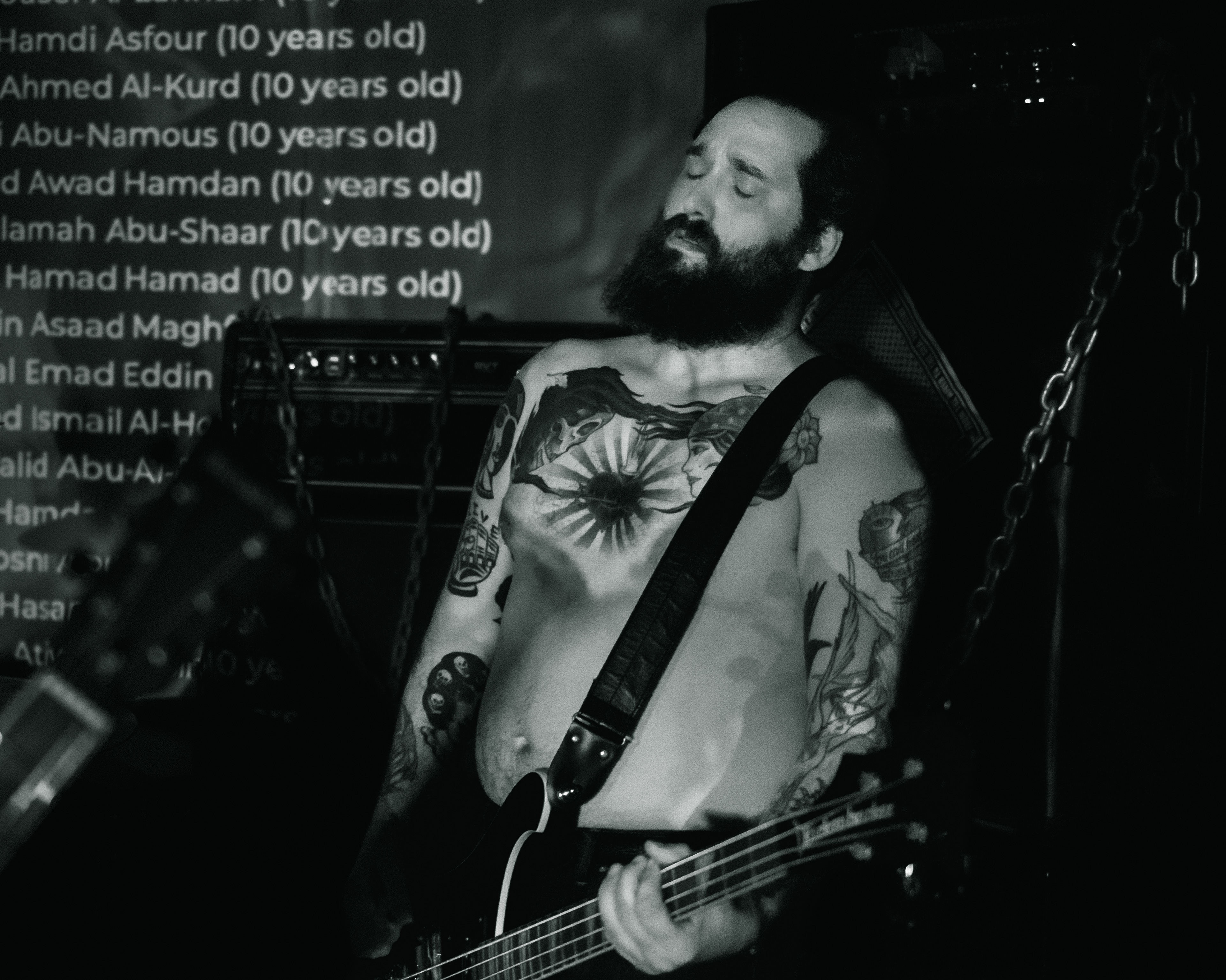 Balkan - Astoria - Vancouver - The bass player lost in the music