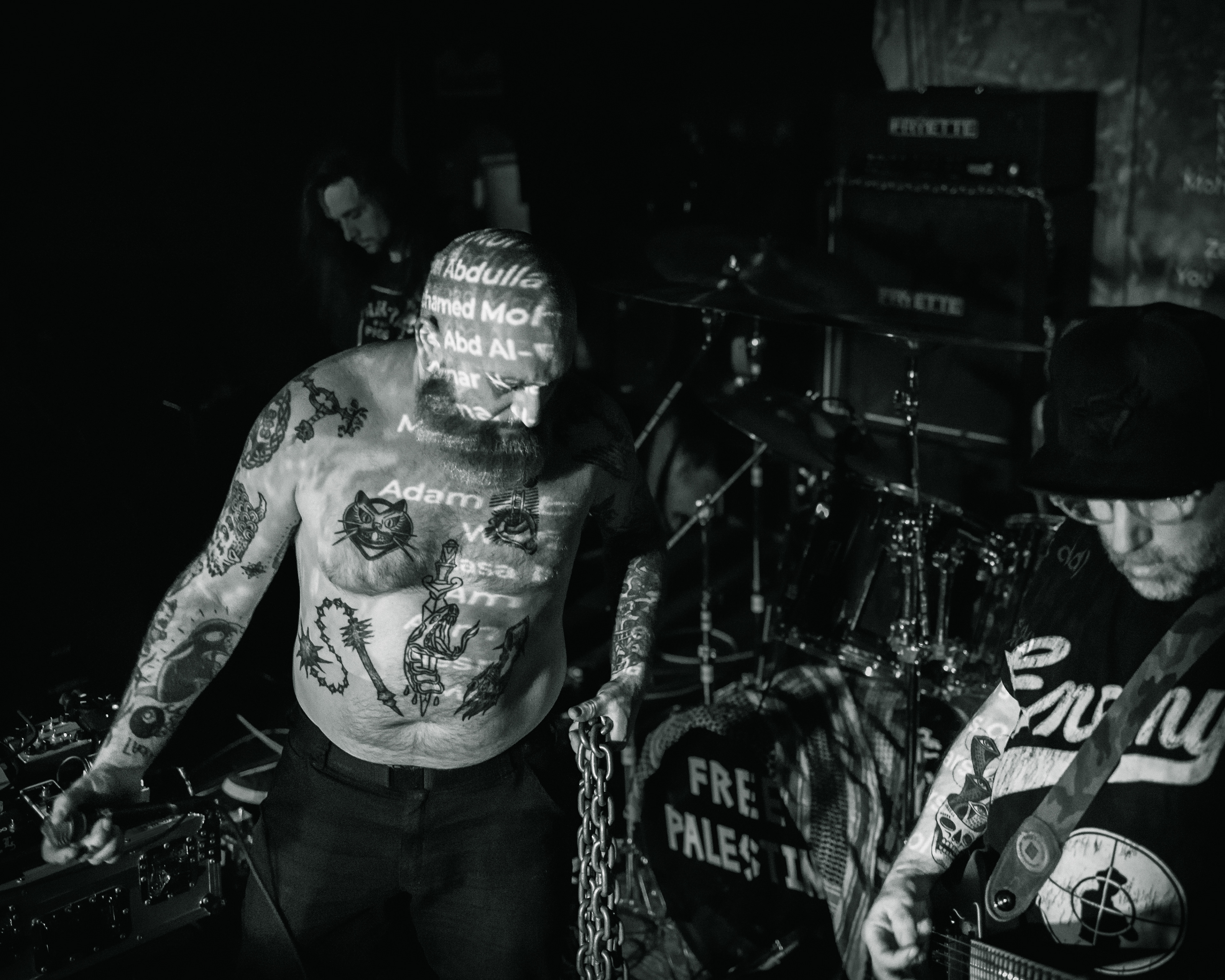 Balkan - Astoria - Vancouver - the vocalist and guitarist performing