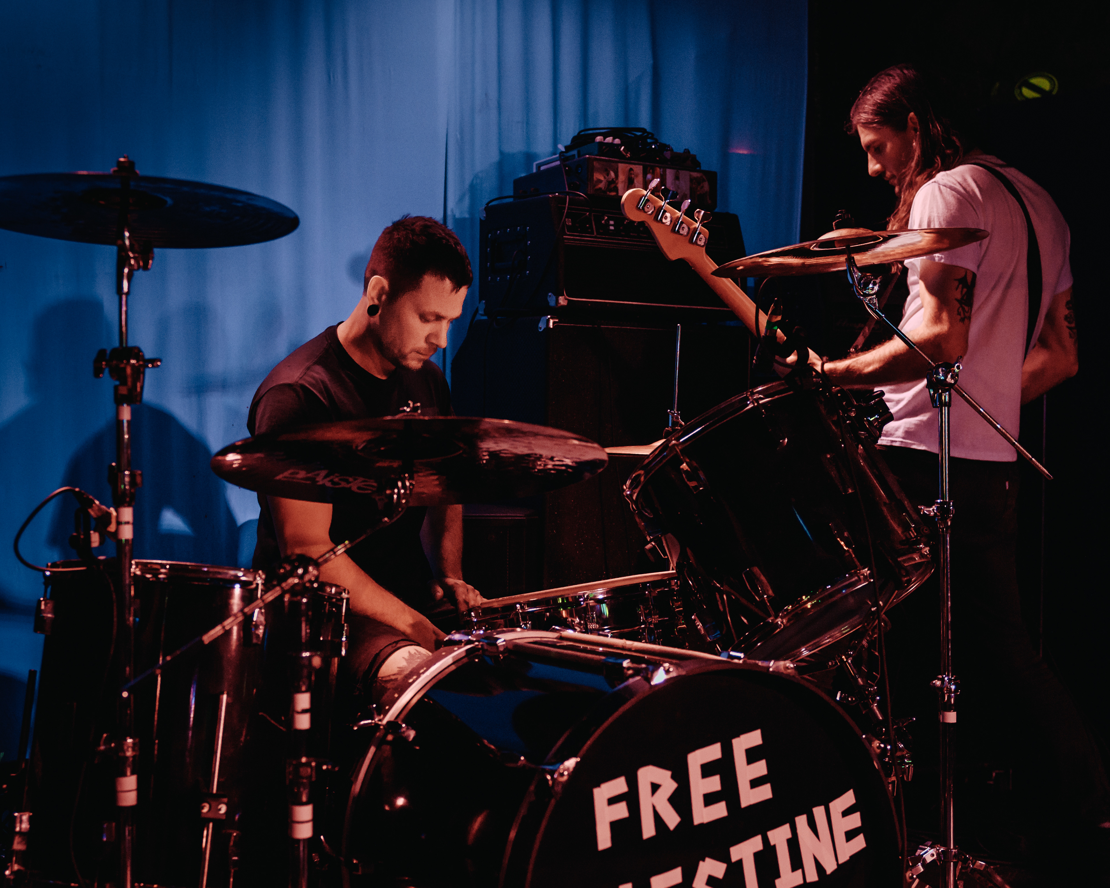 Tekarra - Astoria - Vancouver - Bass and drummer wait in anticipation