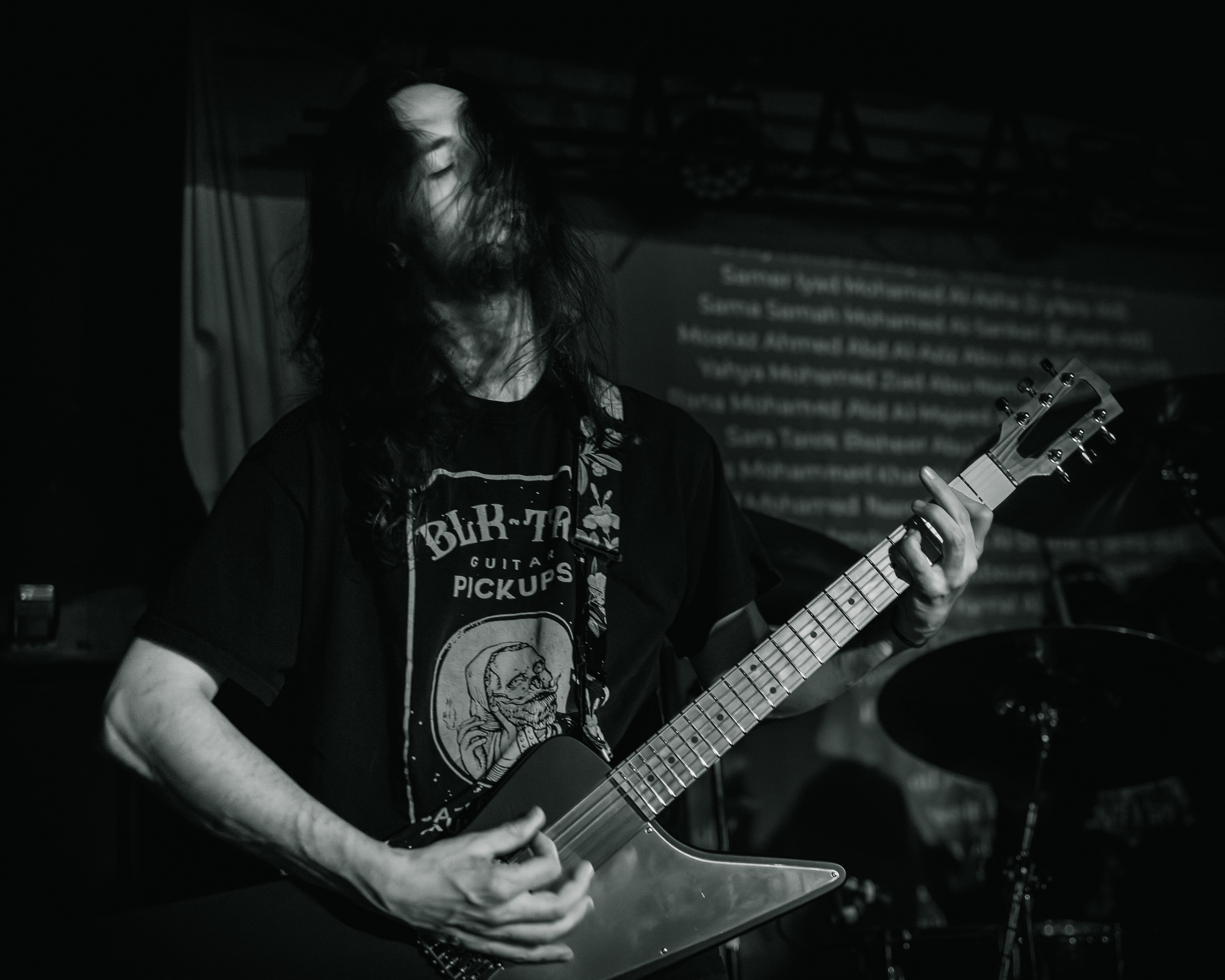 Balkan - Astoria - Vancouver - the guitarist performing