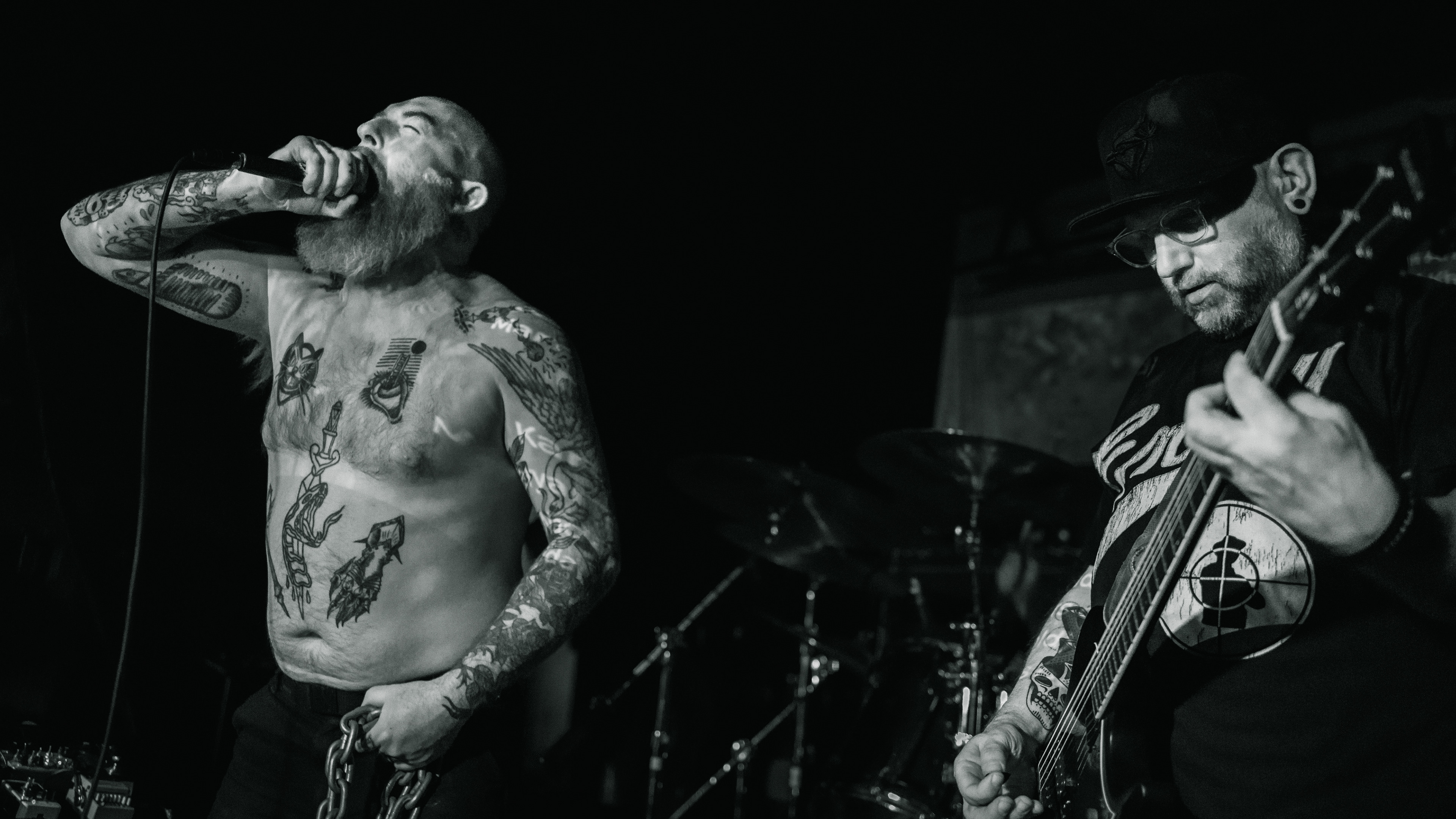 Balkan - Astoria - Vancouver - the vocalist and guitarist performing