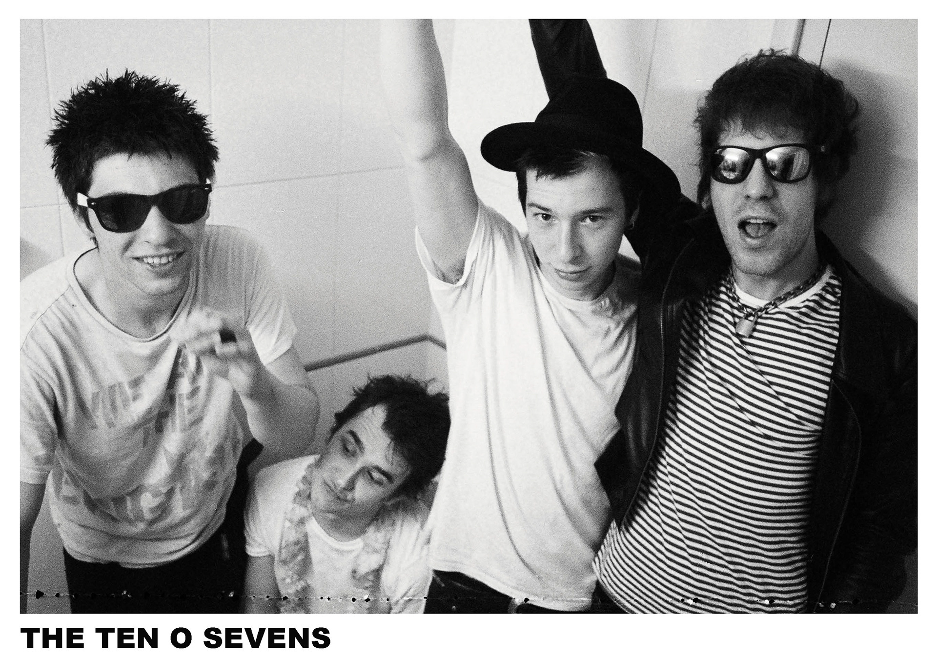 Backstage Shots of British Garage Band Ten O Sevens - 2011