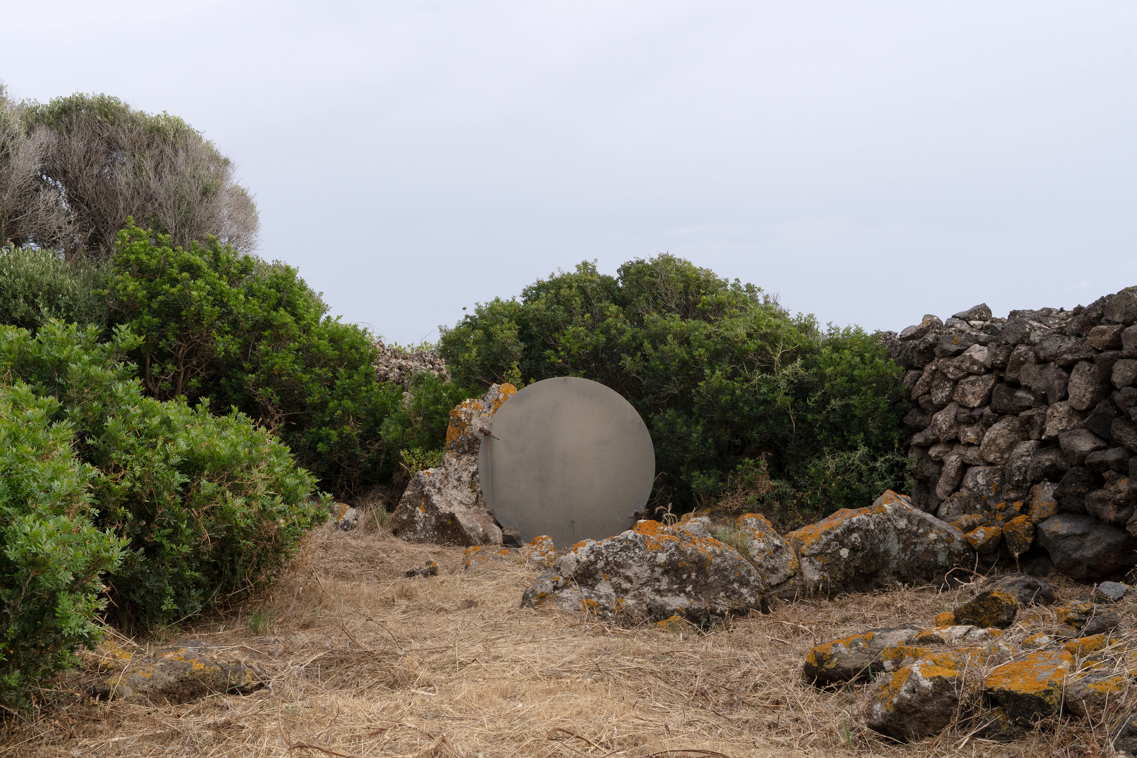 Shooting commissioned by Airbnb Experiences in 2025 at La Collina di Loredana in Pantelleria, a four-hectare land art park and open-air museum founded by Attilio Rappa.