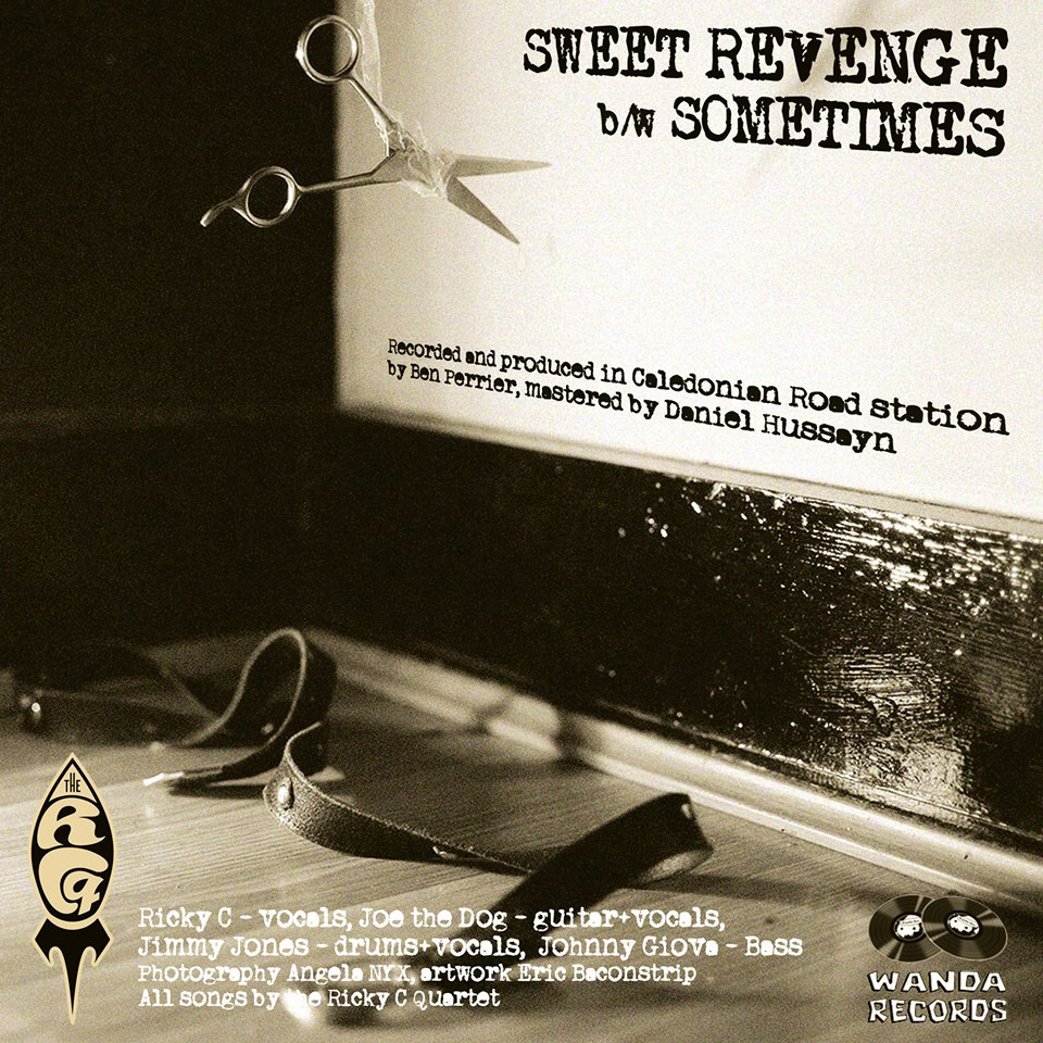 Contributed live and location photography for the artwork of London-based garage band Ricky C Quartet