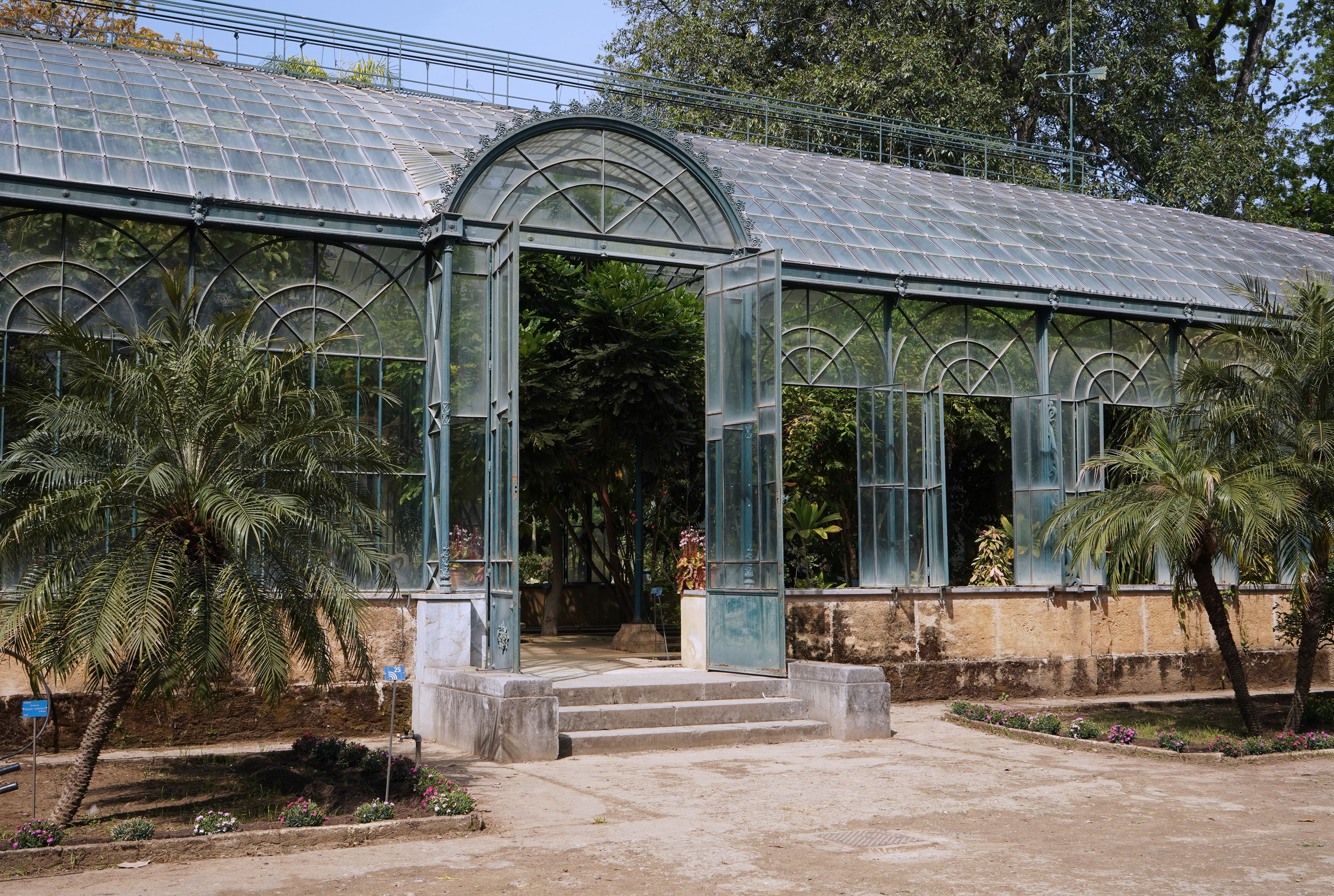 Location shooting and scouting at Palermo’s Botanical Garden in preparation for a commercial by the French jewelry brand Gemmyo.