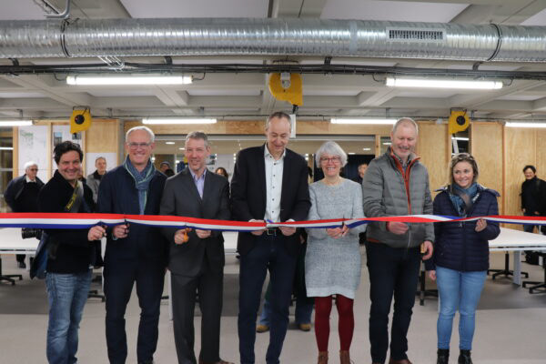 Inauguration du Fablab en janvier 2024 (MOE : GTB architectes)