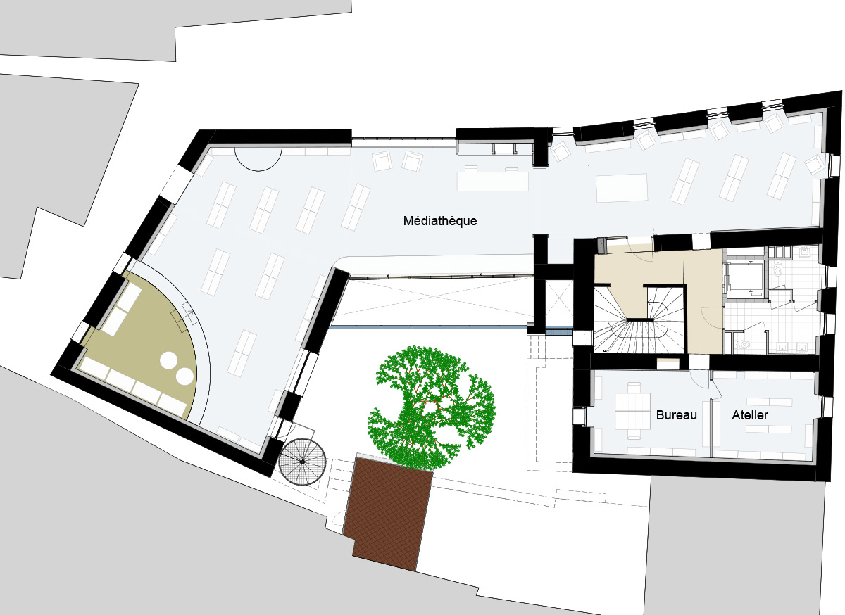 R+1 : la médiathèque