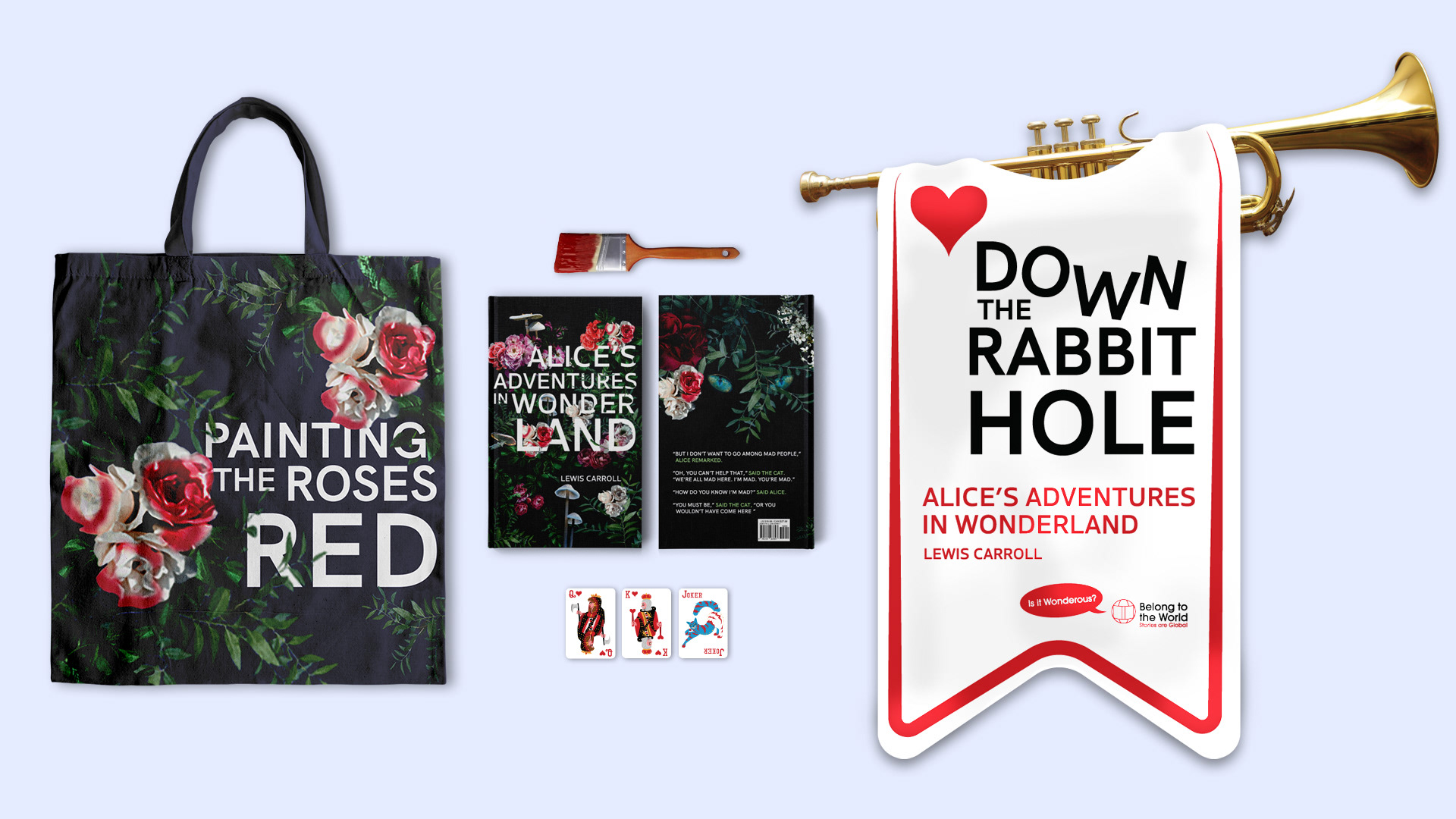 Alice's Adventures in Wonderland Tote Bag