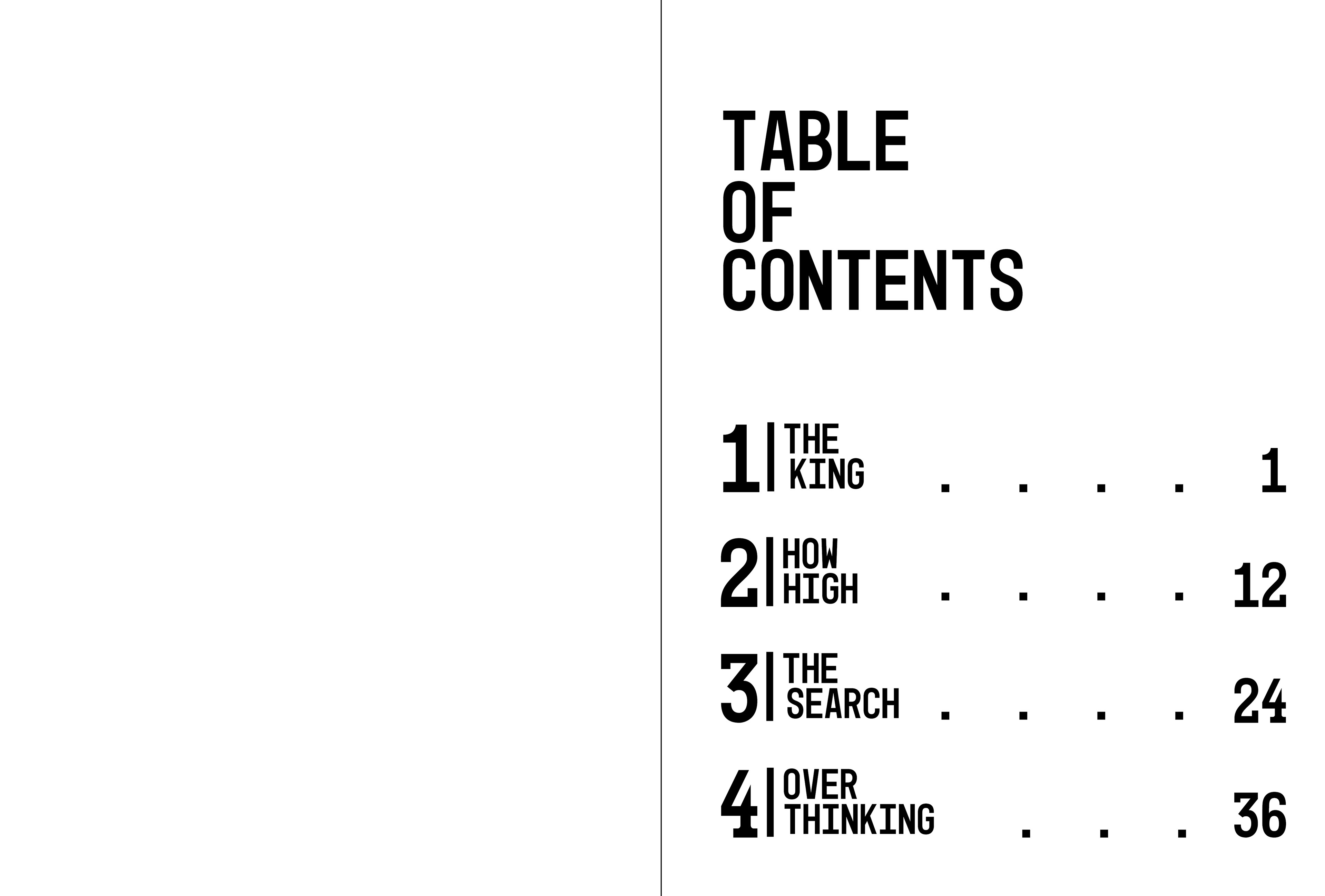 Table of Contents