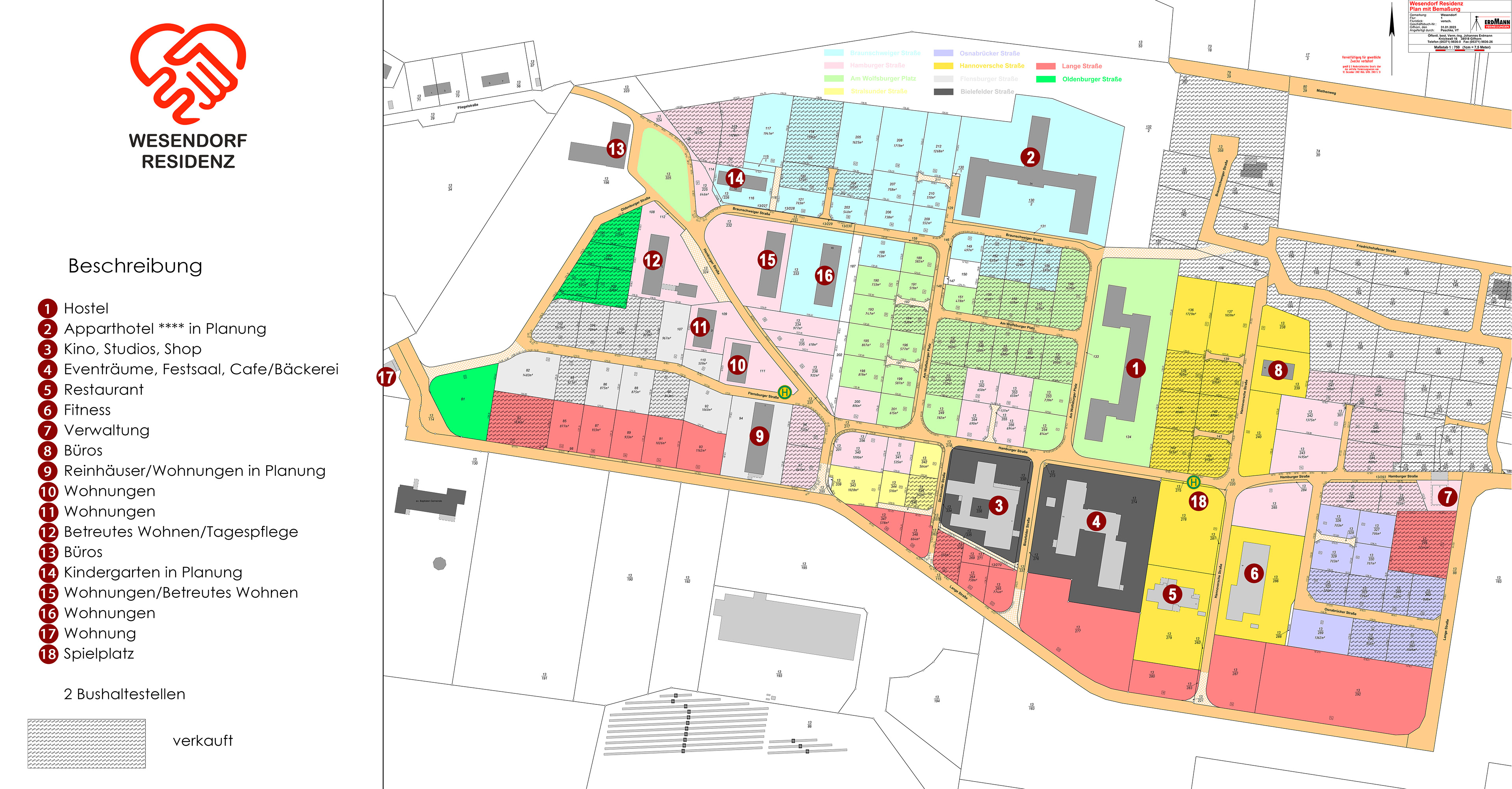 Lageplan Parkcity Wesendorf