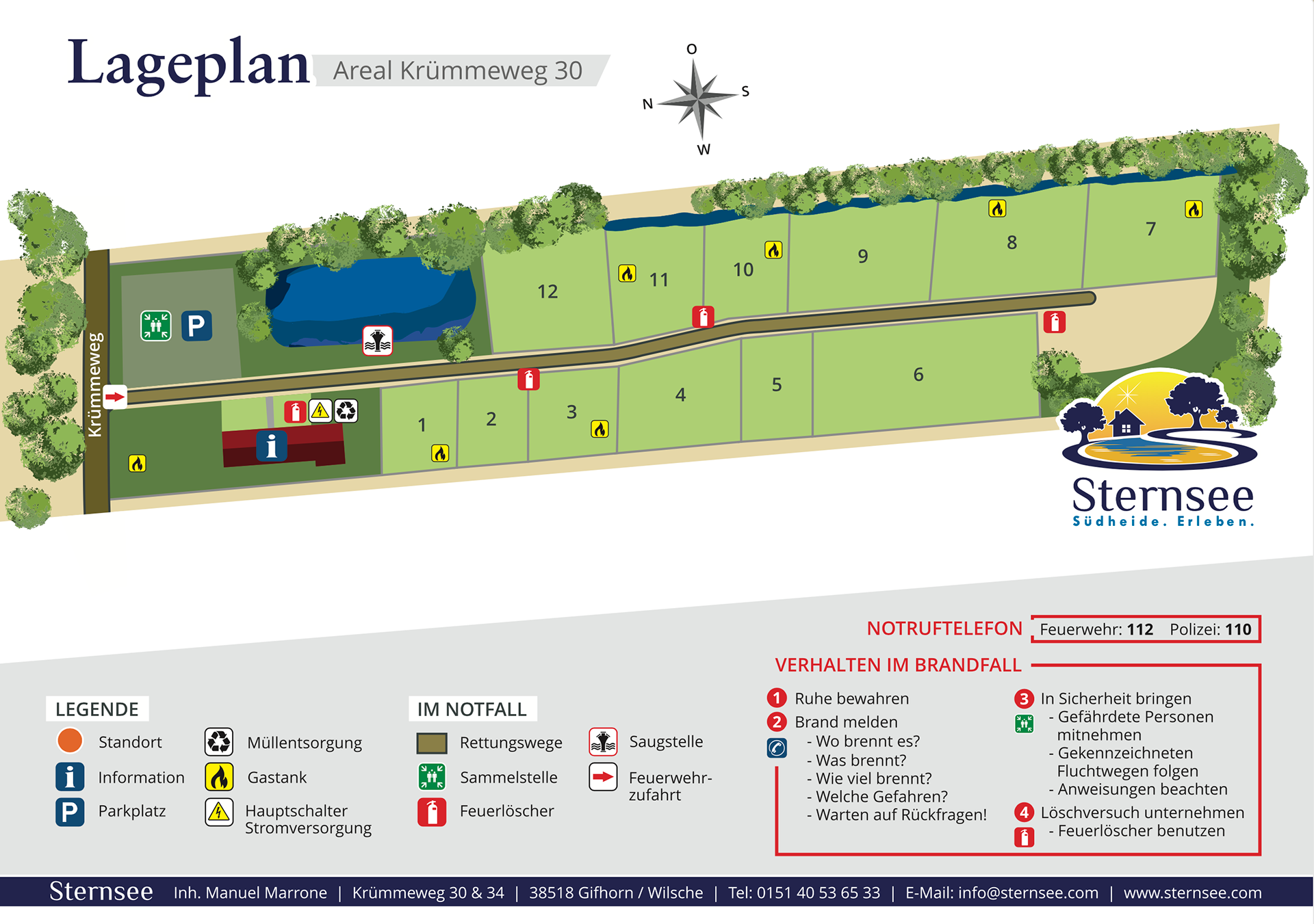 Lageplan Sternsee
