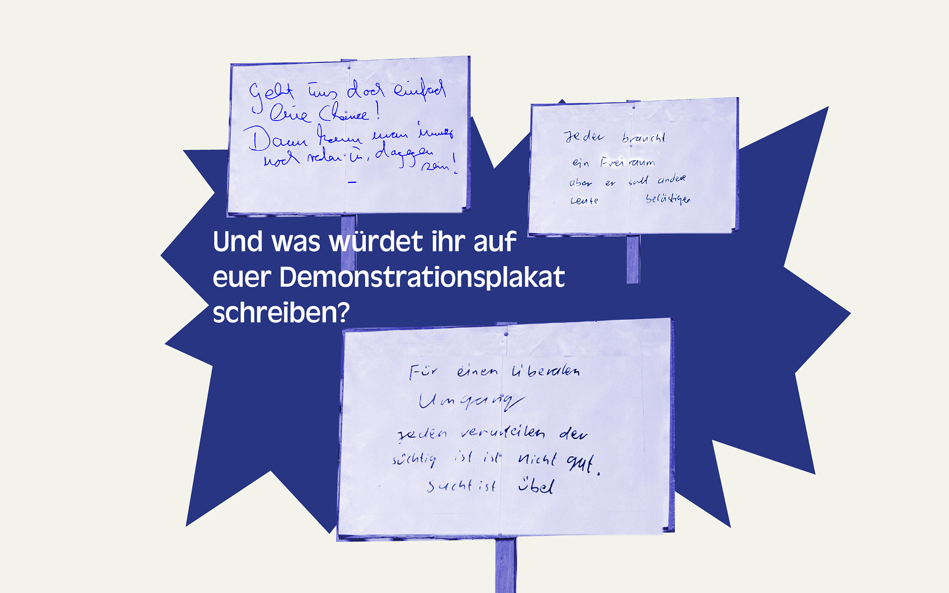 Umfrage mit der Randgruppe